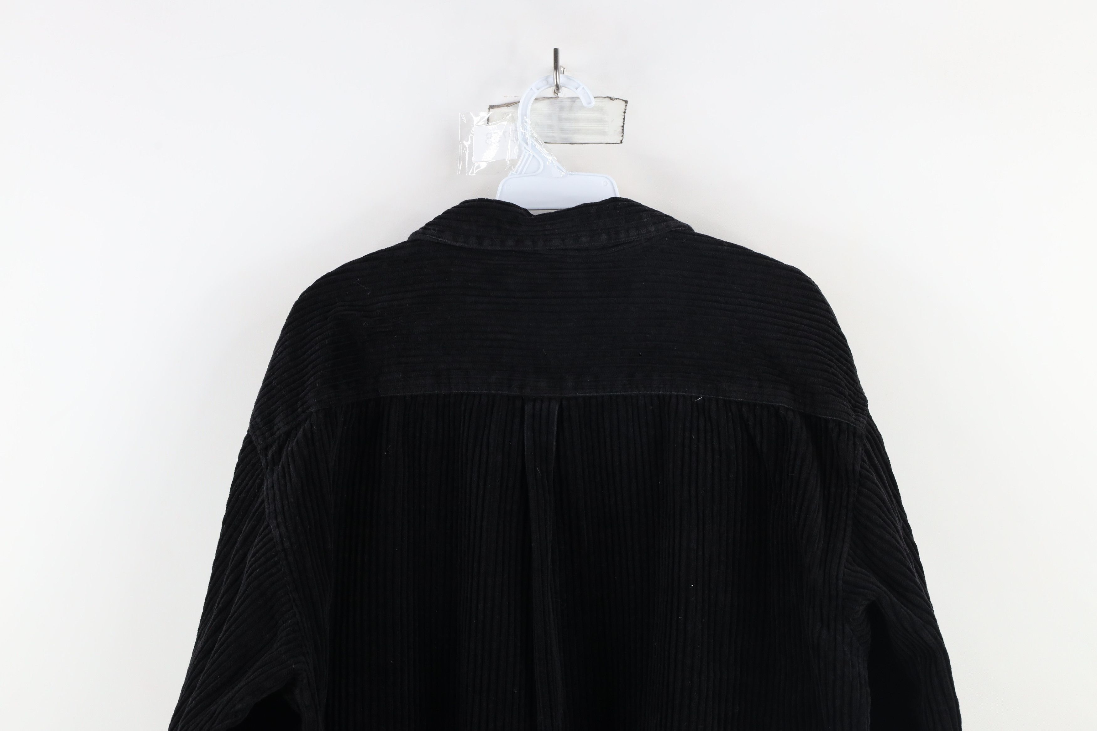 Vintage Vintage 90s Streetwear Flannel Lined Corduroy Shirt Jacket Size L / US 10 / IT 46 - 11 Thumbnail