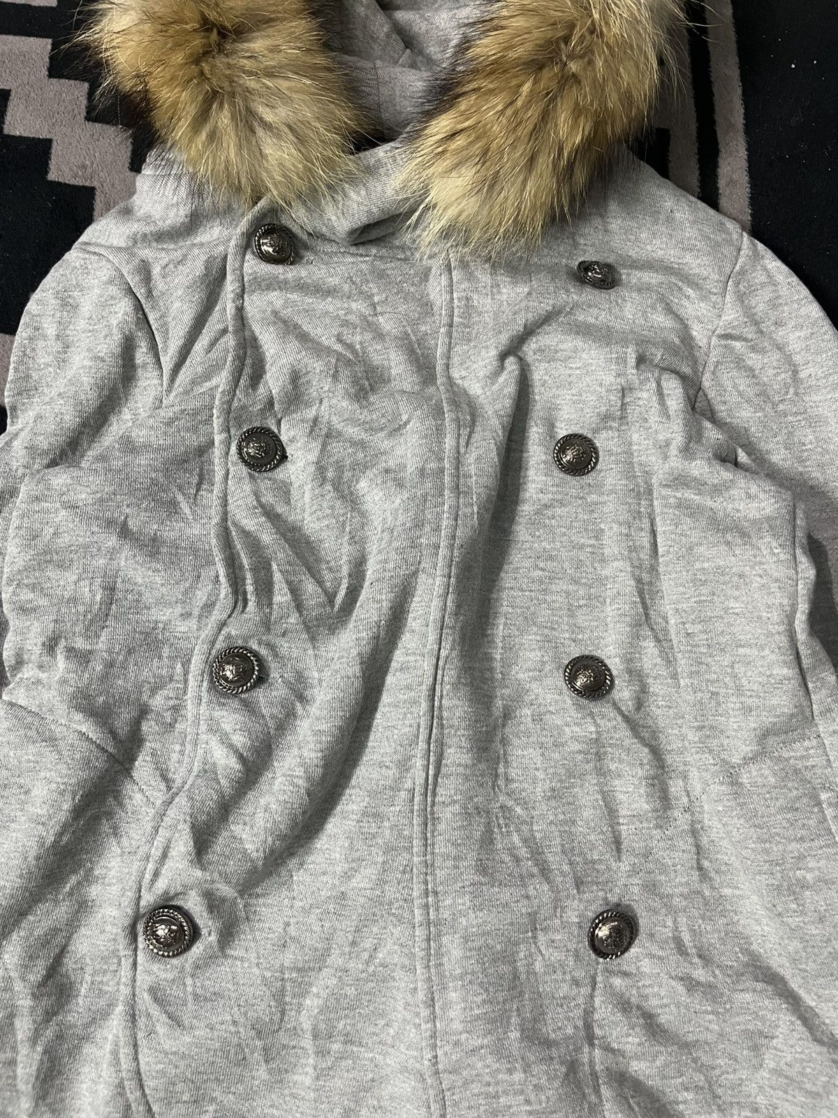 Le Grande Bleu (L.G.B.) 2000s C.M.II Nepoleon faux fur hoodie Size US M / EU 48-50 / 2 - 5 Thumbnail