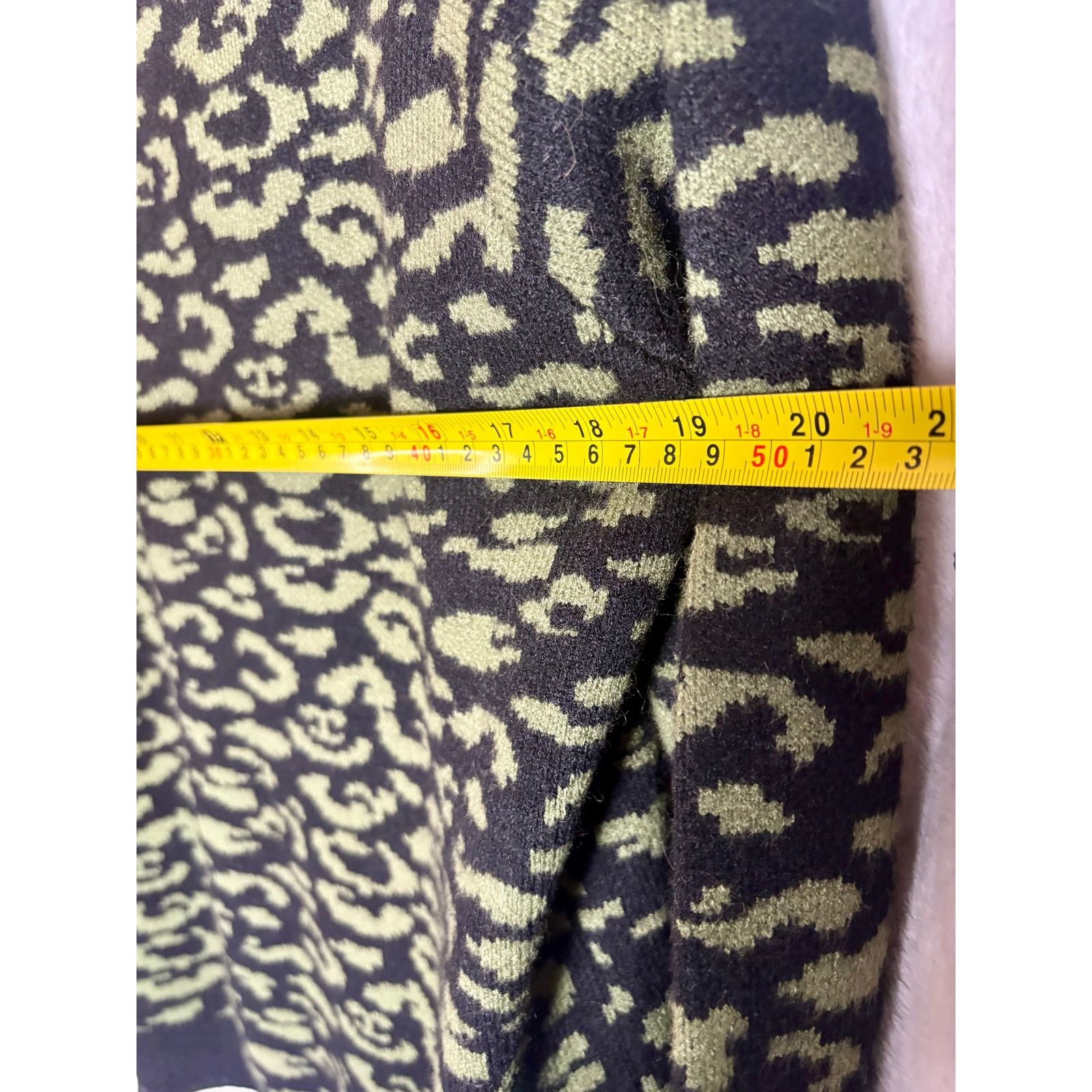 Other NWT XXIII Khaki/Blk Leopard Cardigan, Sz. S-M Size M / US 6-8 / IT 42-44 - 4 Thumbnail
