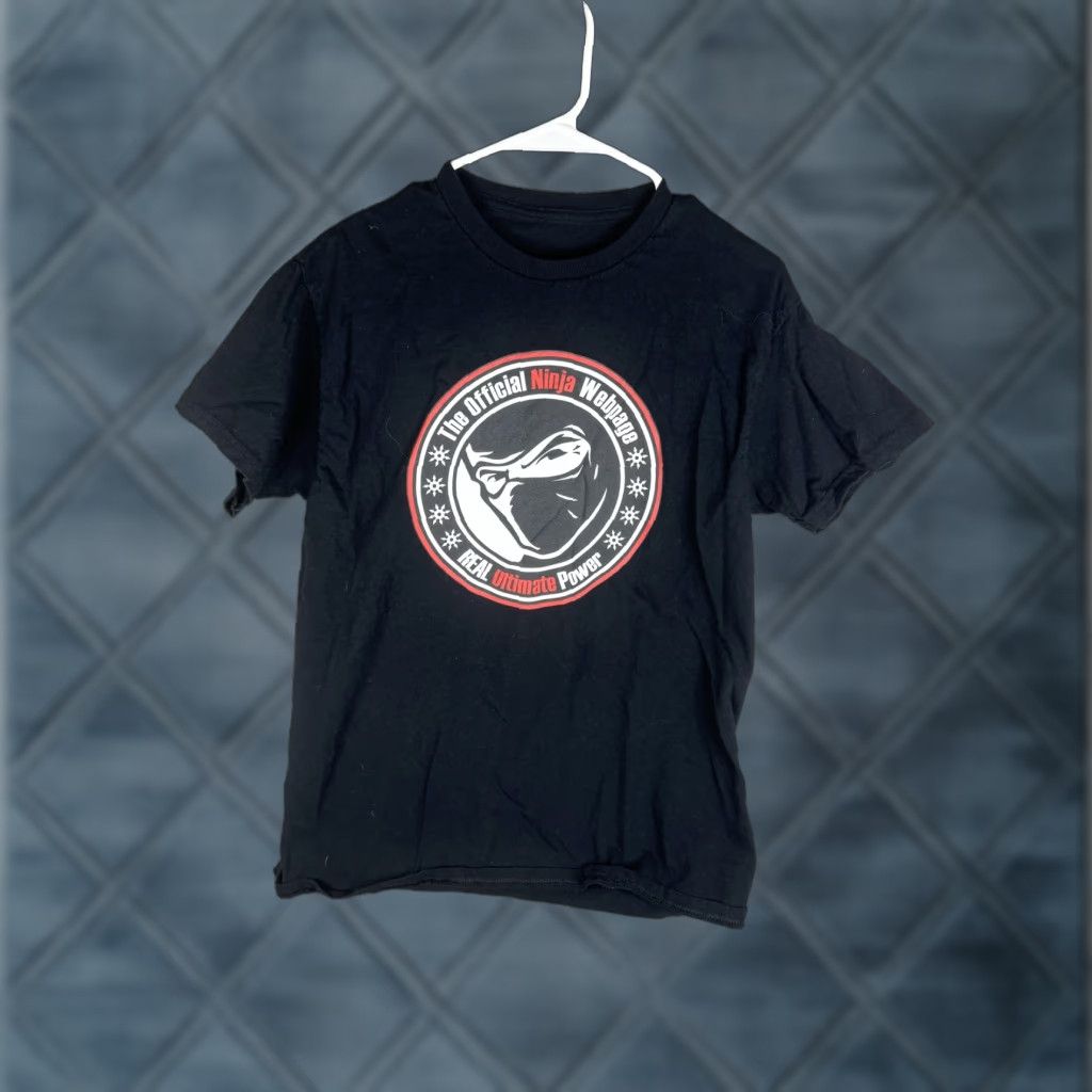 Vintage VINTAGE Official Ninja Webpage Shirt Mens Small Black Graphic Print Front Back Novelty 2000s Mens S Black Tee Shirt Size US S / EU 44-46 / 1 - 1 Thumbnail