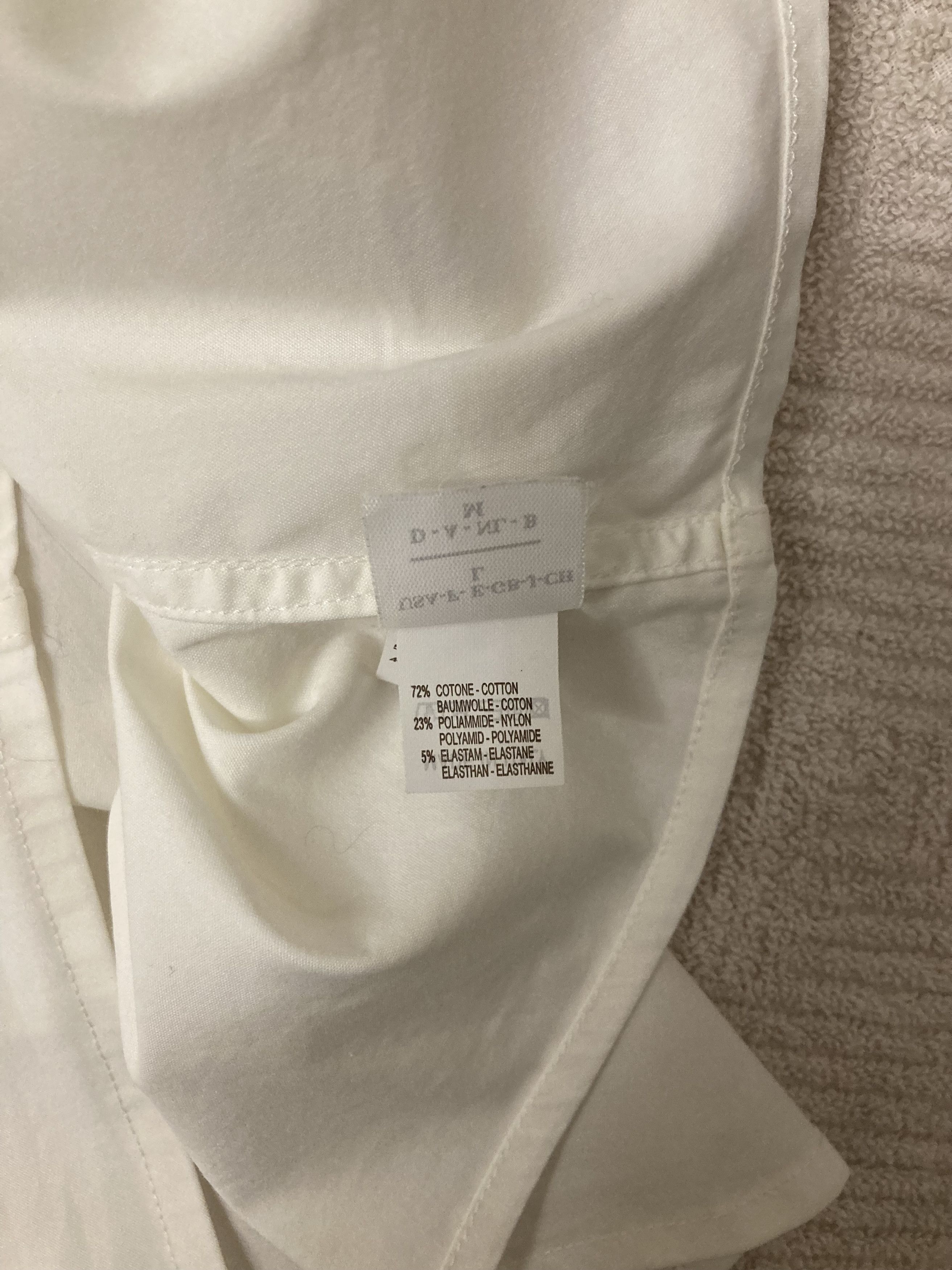 Brunello Cucinelli Brunello Cucinelli Shirt White Short Sleeve Made in Italy Size M / US 6-8 / IT 42-44 - 11 Thumbnail