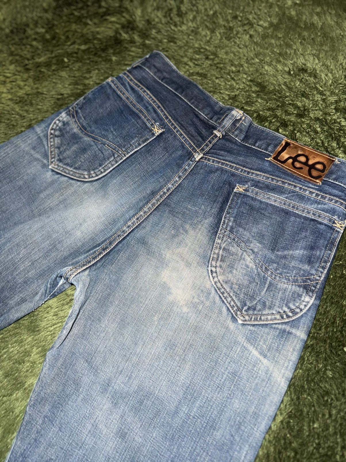 Lee [32x33] 00s Lee Japan Sashiko Custom Denim Pants Size US 32 / EU 48 - 10 Thumbnail