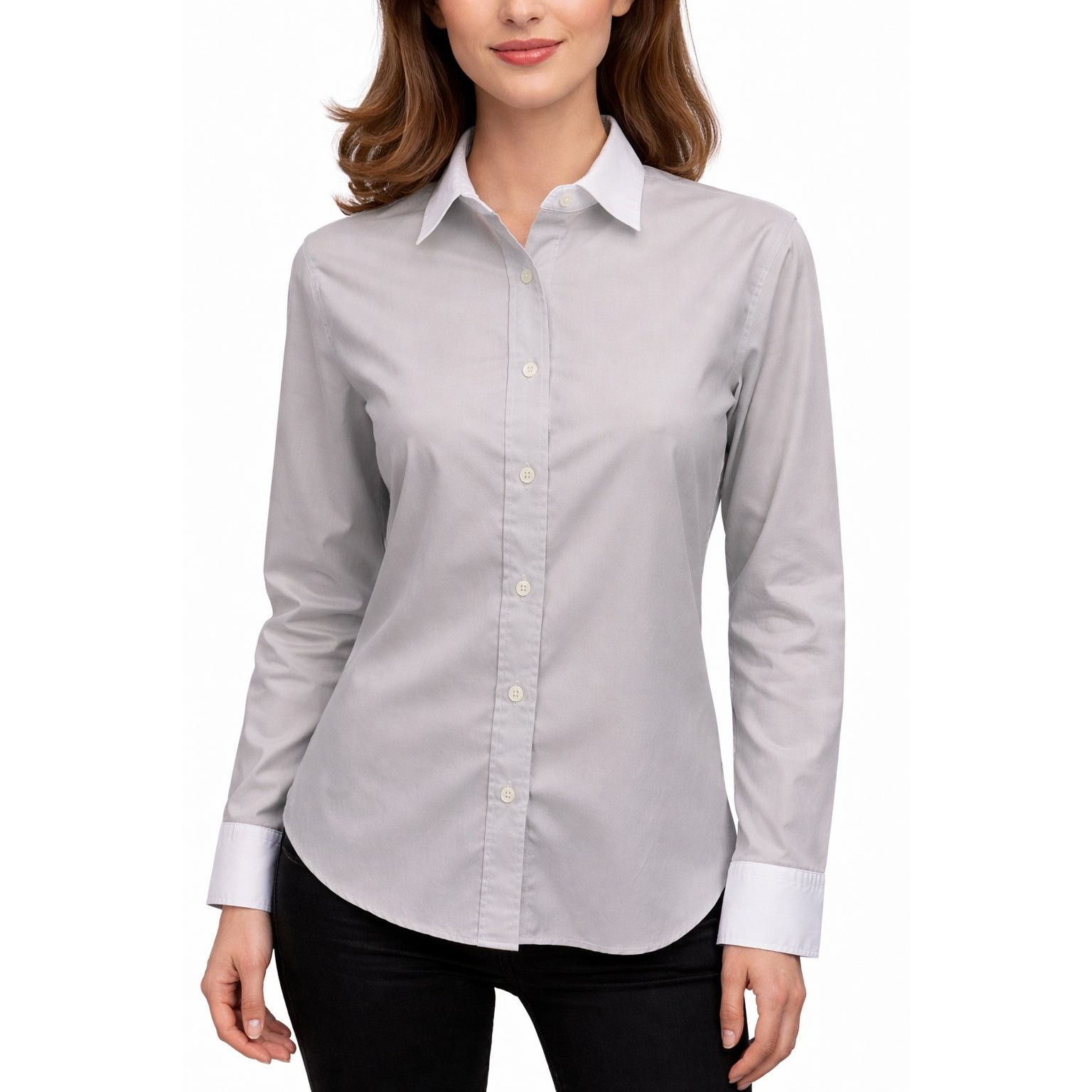 Amina Rubinacci Amina Rubinacci Napoli Shirt Made in Italy Two-tone L/S M Size M / US 6-8 / IT 42-44 - 1 Thumbnail