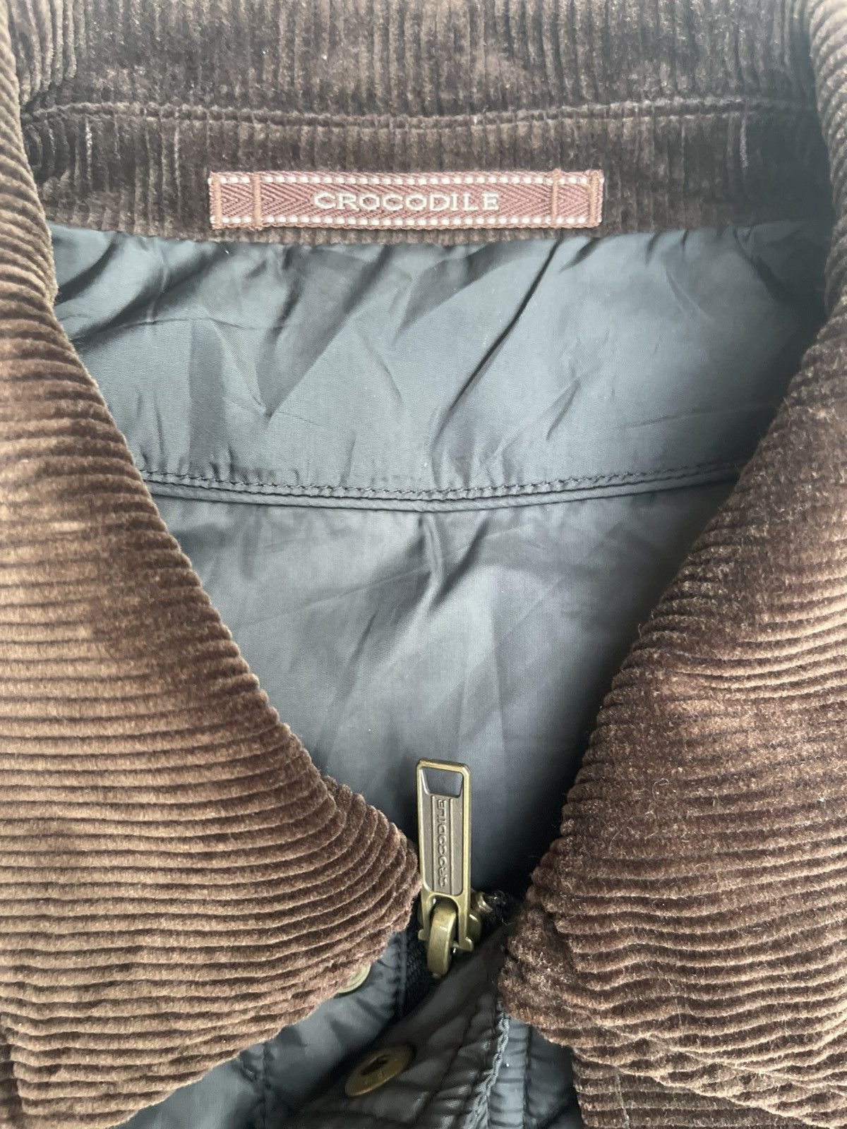 Japanese Brand Crocodile Japan Quilted Field Jacket Corduroy Collar Size US M / EU 48-50 / 2 - 3 Thumbnail