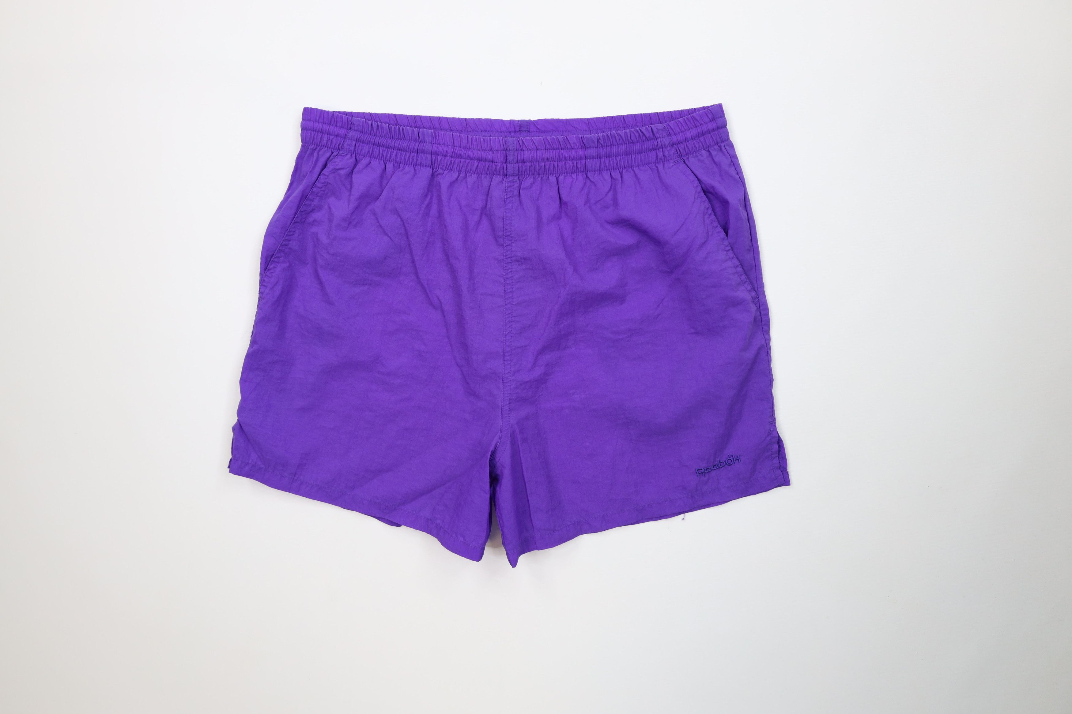 Reebok Vintage 90s Reebok Above Knee Running Jogging Soccer Shorts Size US 32 / EU 48 - 1 Thumbnail
