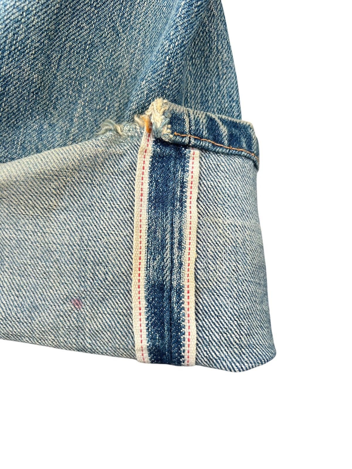 Kapital Thrashed Vintage Levis Big E Selvedge Denim Jeans Size US 29 - 2 Thumbnail