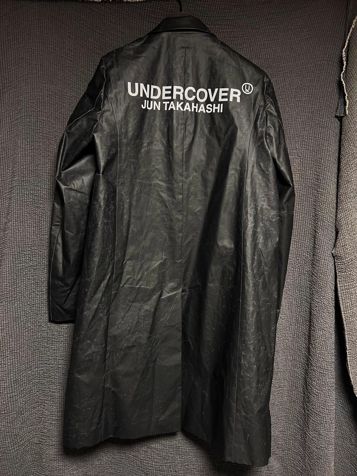 Undercover UNDERCOVER 18aw Wrinkled Leather Logo Coat Archive Size US M / EU 48-50 / 2 - 2 Thumbnail
