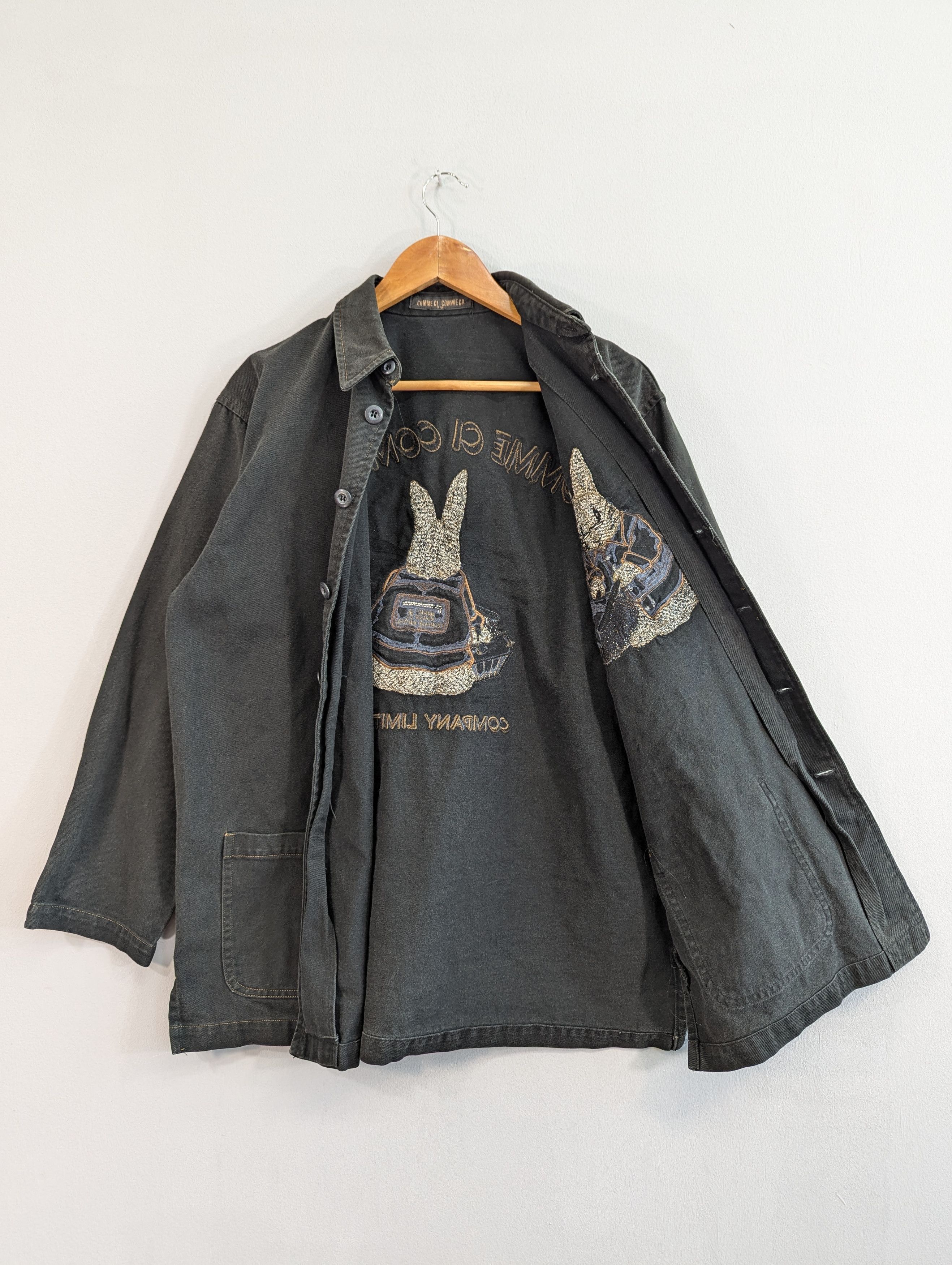 Japanese Brand Vintage Comme Ci Comme Ca Button Ups Distressed Jacket Size US L / EU 52-54 / 3 - 8 Thumbnail