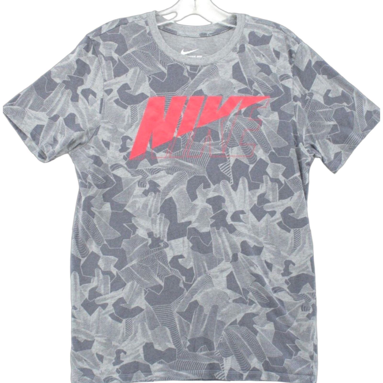 Nike VINTAGE Nike Moving Mountains Tee Shirt Men's Medium Gray Camo Graphic Print Casual Size US M / EU 48-50 / 2 - 1 Thumbnail