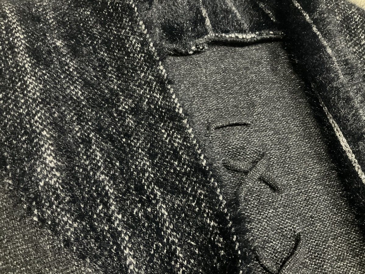 Japanese Brand 🔥70s Italian Designer Rebesa Knit Boxer Hood Laces Up Mohair Size US XL / EU 56 / 4 - 7 Thumbnail