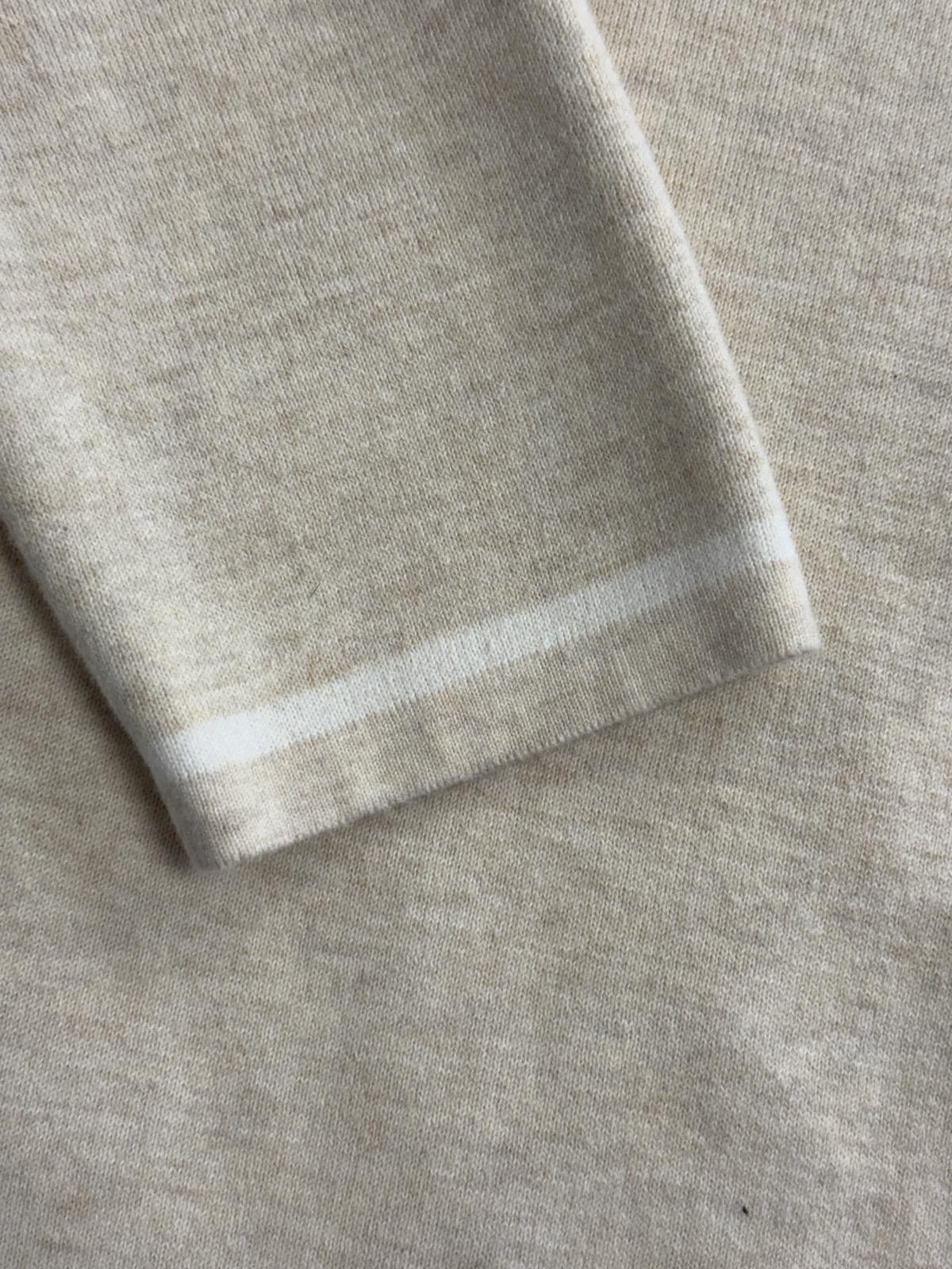 Peter Millar Peter Millar V-neckSweater Beige / Cream Color - M Size M / US 6-8 / IT 42-44 - 4 Thumbnail