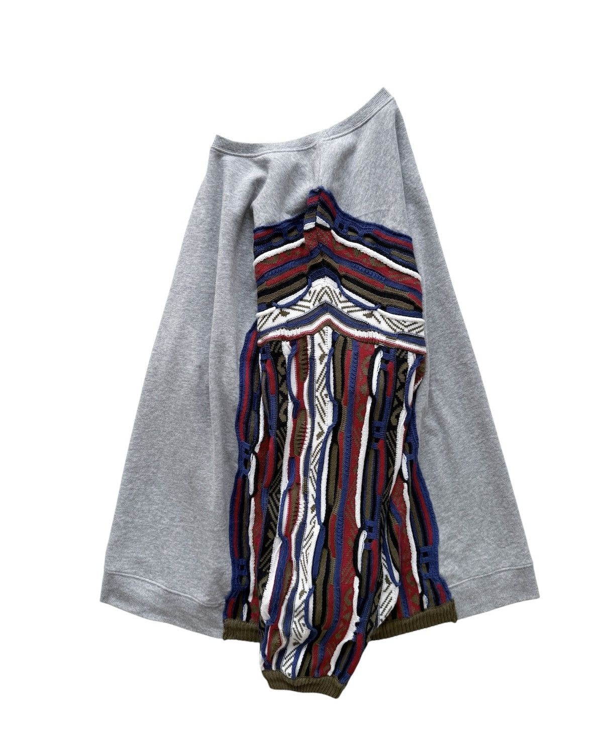 Japanese Brand ANTIQUA COOGI KNIT DOCKING PULLOVER SWEAT Size US XL / EU 56 / 4 - 2 Thumbnail