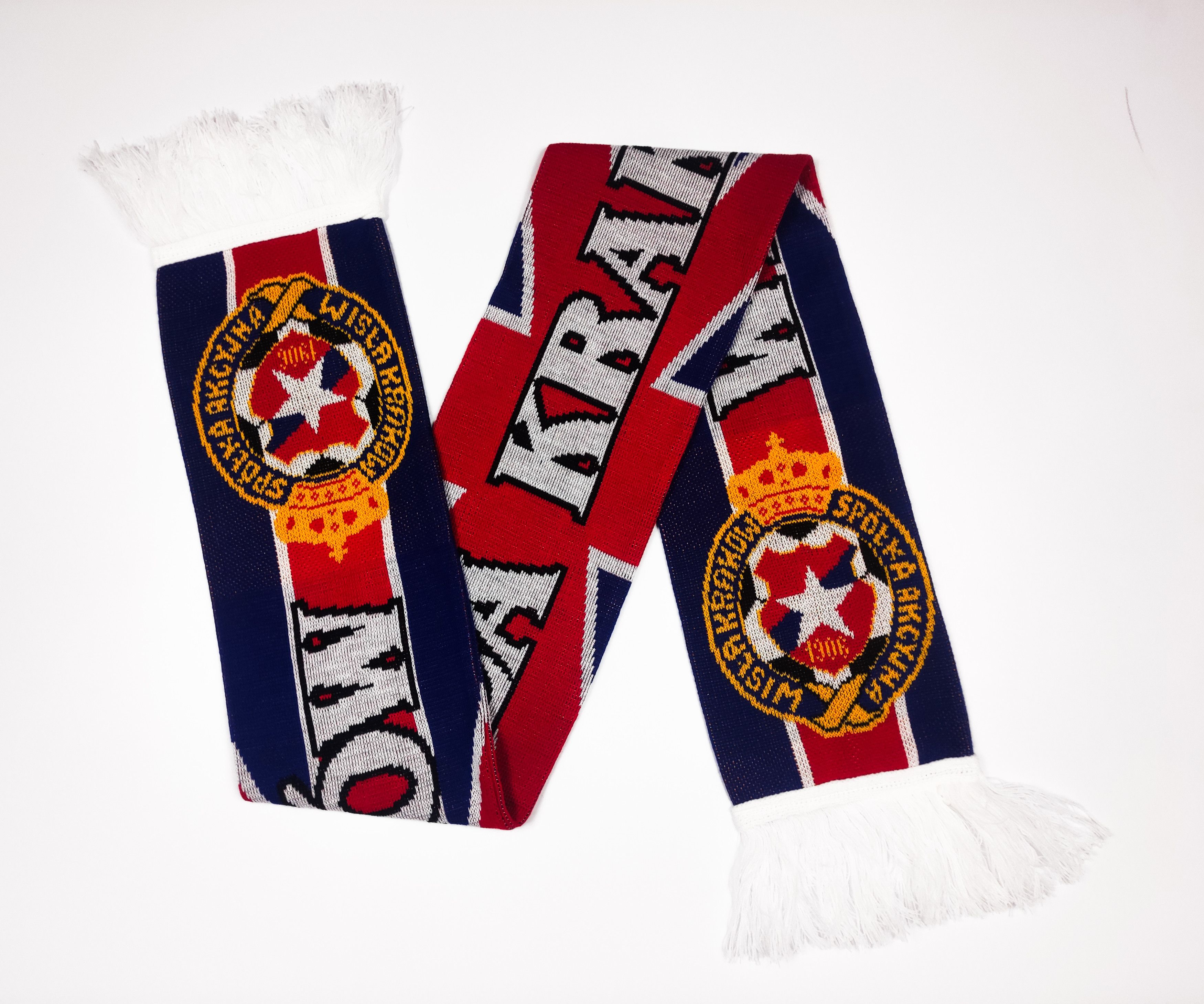 Other Wisla Krakow United Kingdom UK Scarf Hooligans Ultras Polen Size ONE SIZE - 1 Thumbnail