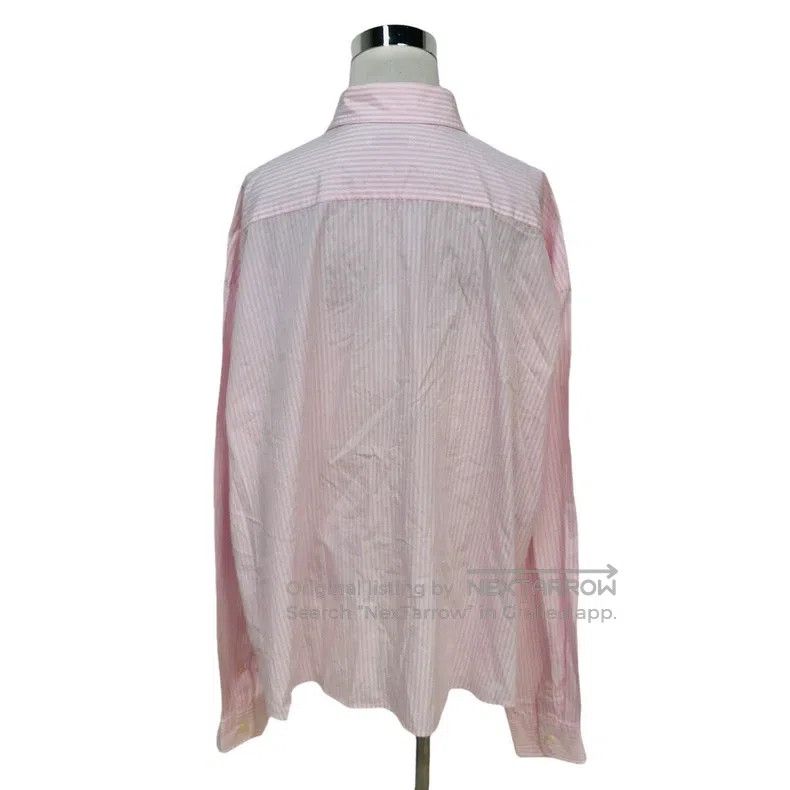 Balenciaga Balenciaga Pocket Embroidered Logo Striped Shirt Size XS / US 0-2 / IT 36-38 - 2 Thumbnail