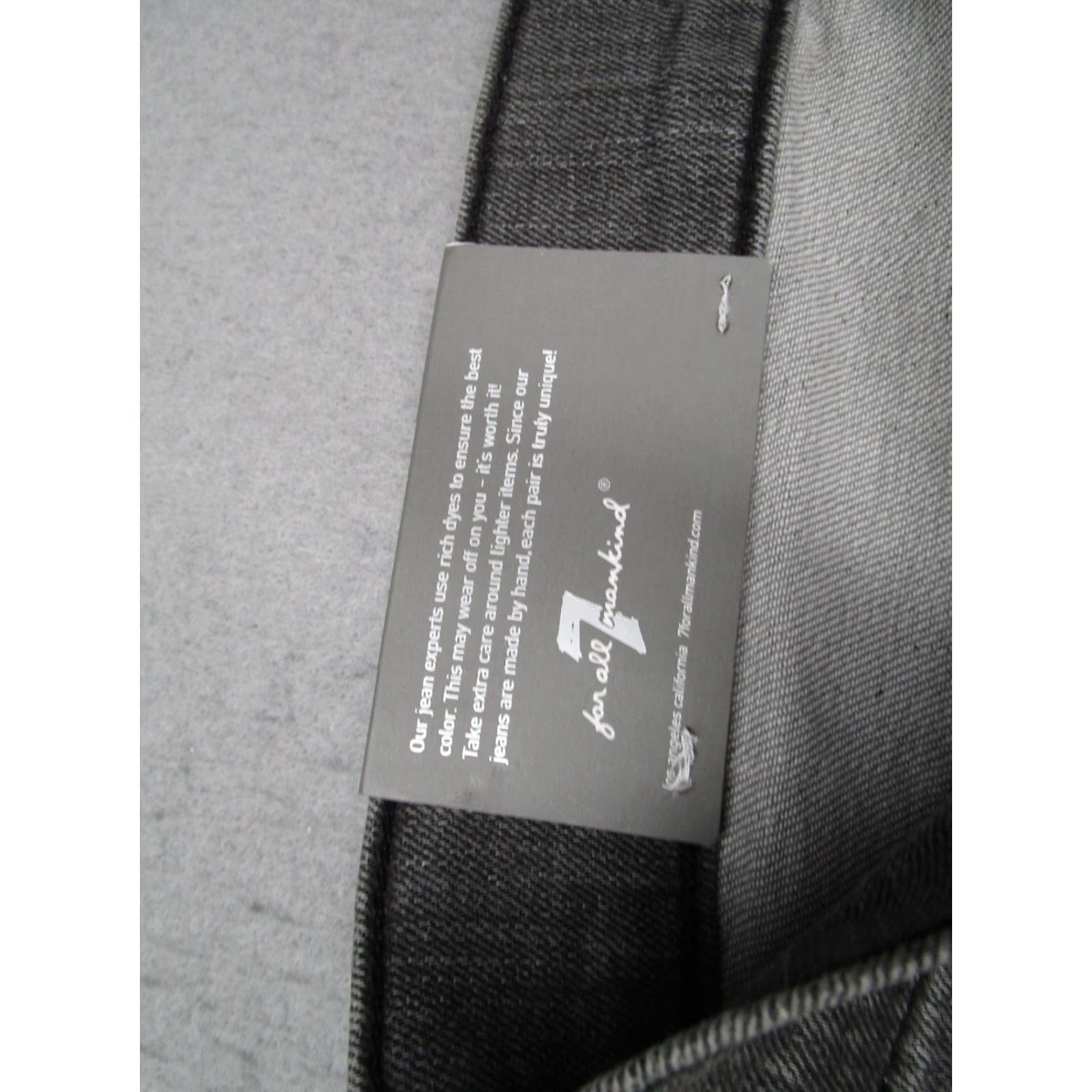 7 For All Mankind 7 For All Mankind Jeans Men's 31 Gray Slimmy Slim Straight Denim 31x30 Made in USA Size US 31 - 4 Thumbnail