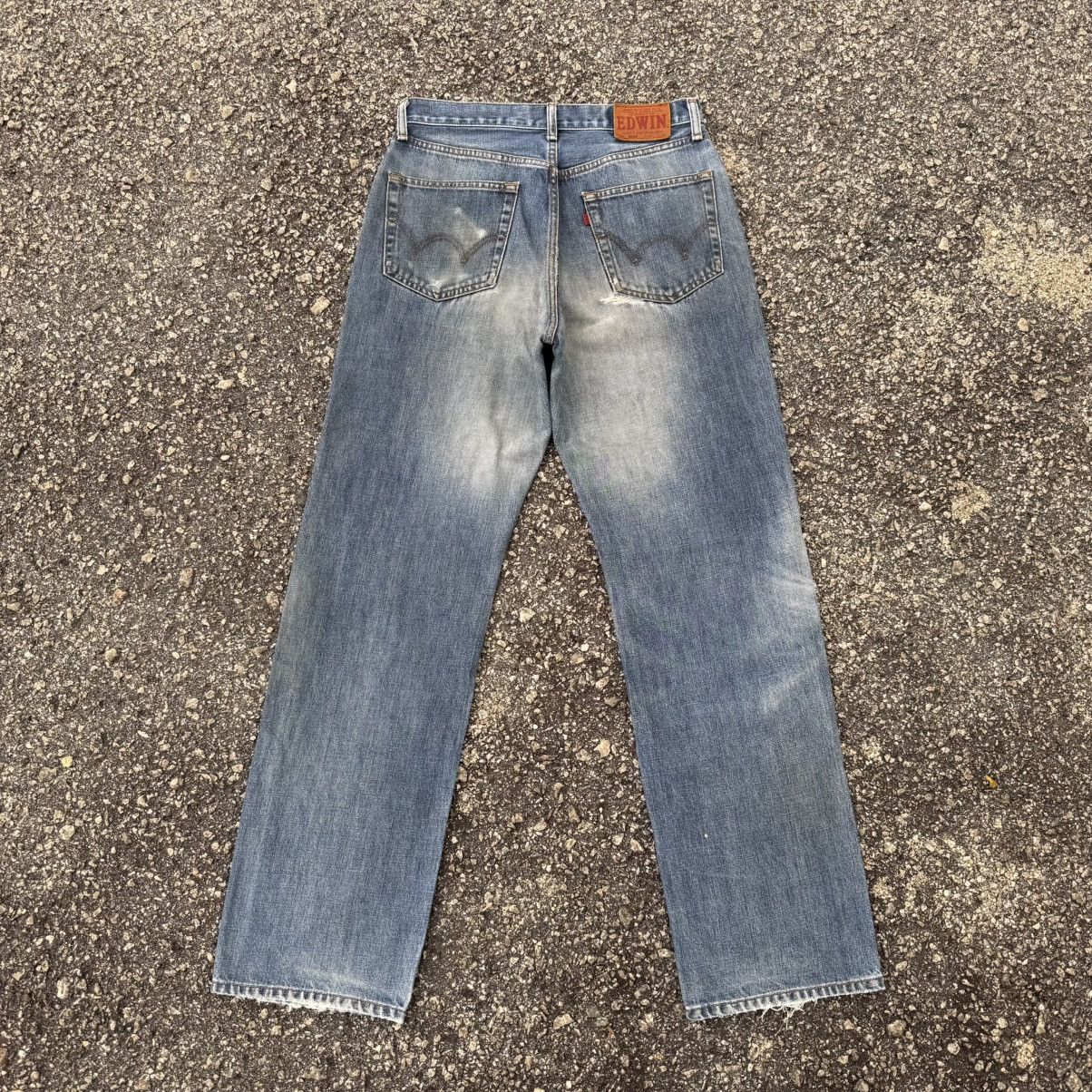 Edwin VINTAGE EDWIN 503Z DENIM DIRTY JEAN PANTS W31 Size US 31 - 2 Thumbnail