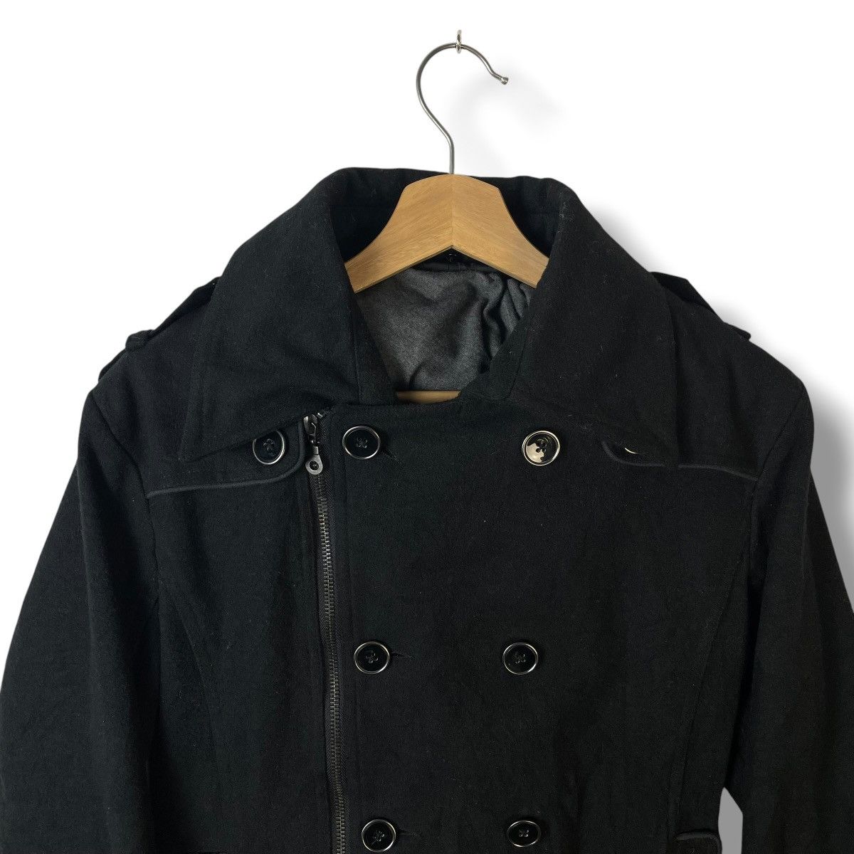 If Six Was Nine 🇯🇵 IN THE ATTIC DOUBLE LAYER PUNK GOTHIC WOOL JACKET Size US L / EU 52-54 / 3 - 8 Thumbnail