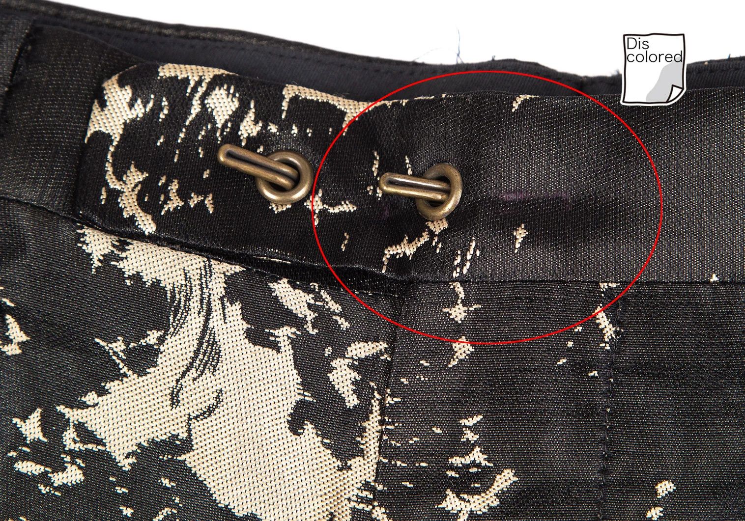 Jean Paul Gaultier Jacquard Design Slacks Pants in Black, Size 46 Size US 30 / EU 46 - 3 Thumbnail