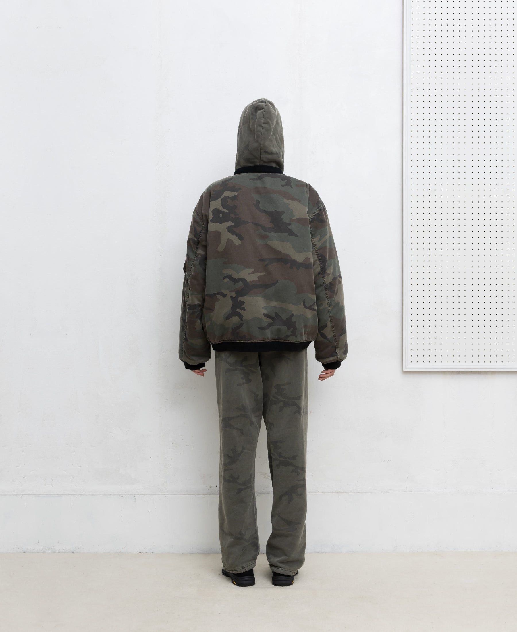 Fostex Garments FOSTEX ANTIQUE WASH DOUBLE FACE CAMO BOMBER JACKET Size US XL / EU 56 / 4 - 9 Thumbnail