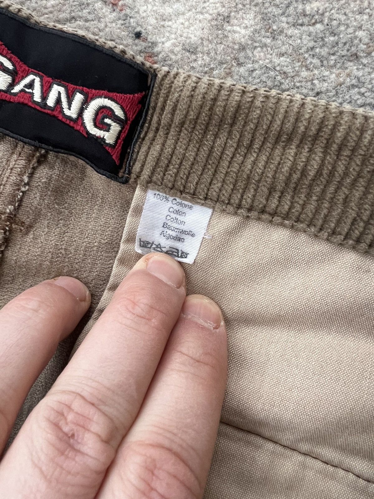 Vintage Vintage Gang Velvet Cargo Pants Size US 32 / EU 48 - 6 Thumbnail
