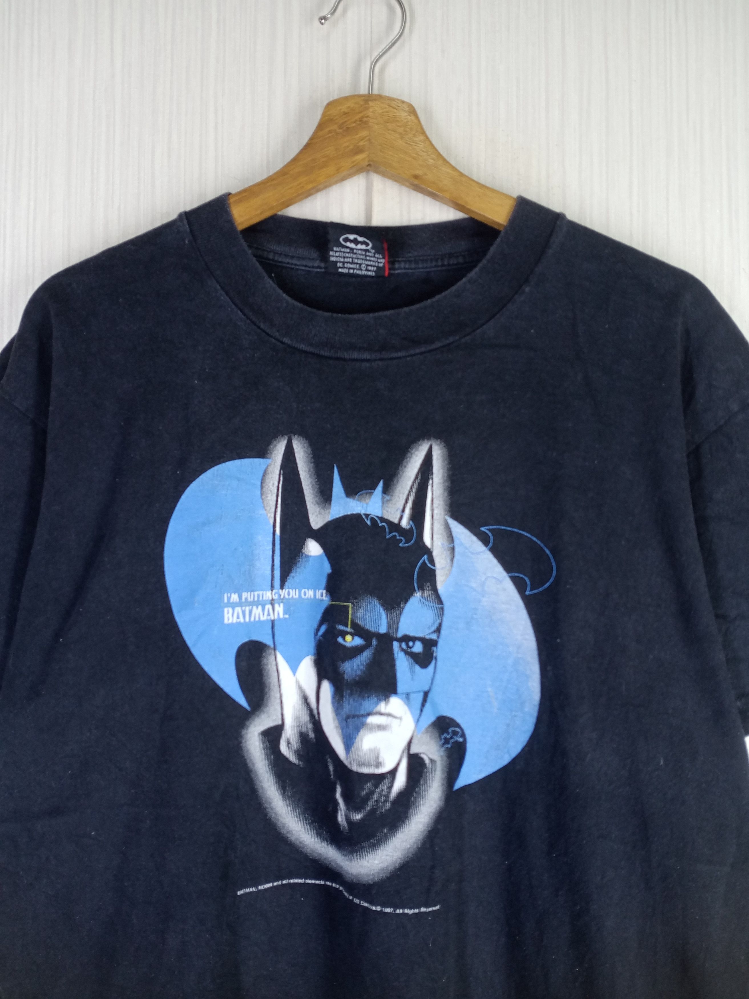 DC Comics Rare Vintage 1997 Batman & Robin Dc Comics Tshirt Size US M / EU 48-50 / 2 - 4 Thumbnail