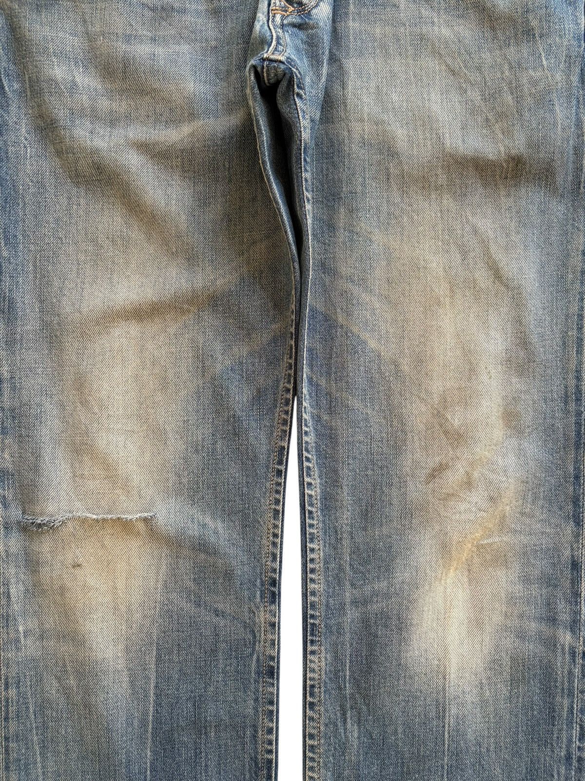 Diesel Vintage Italy Diesel Poiak Mud Wash Distressed Loose Jeans Size US 32 / EU 48 - 5 Thumbnail
