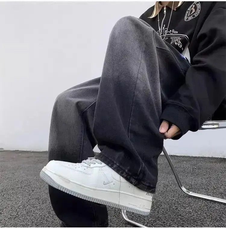 Japanese Brand Retro casual gradient contrasting jeans Size US 32 / EU 48 - 3 Thumbnail