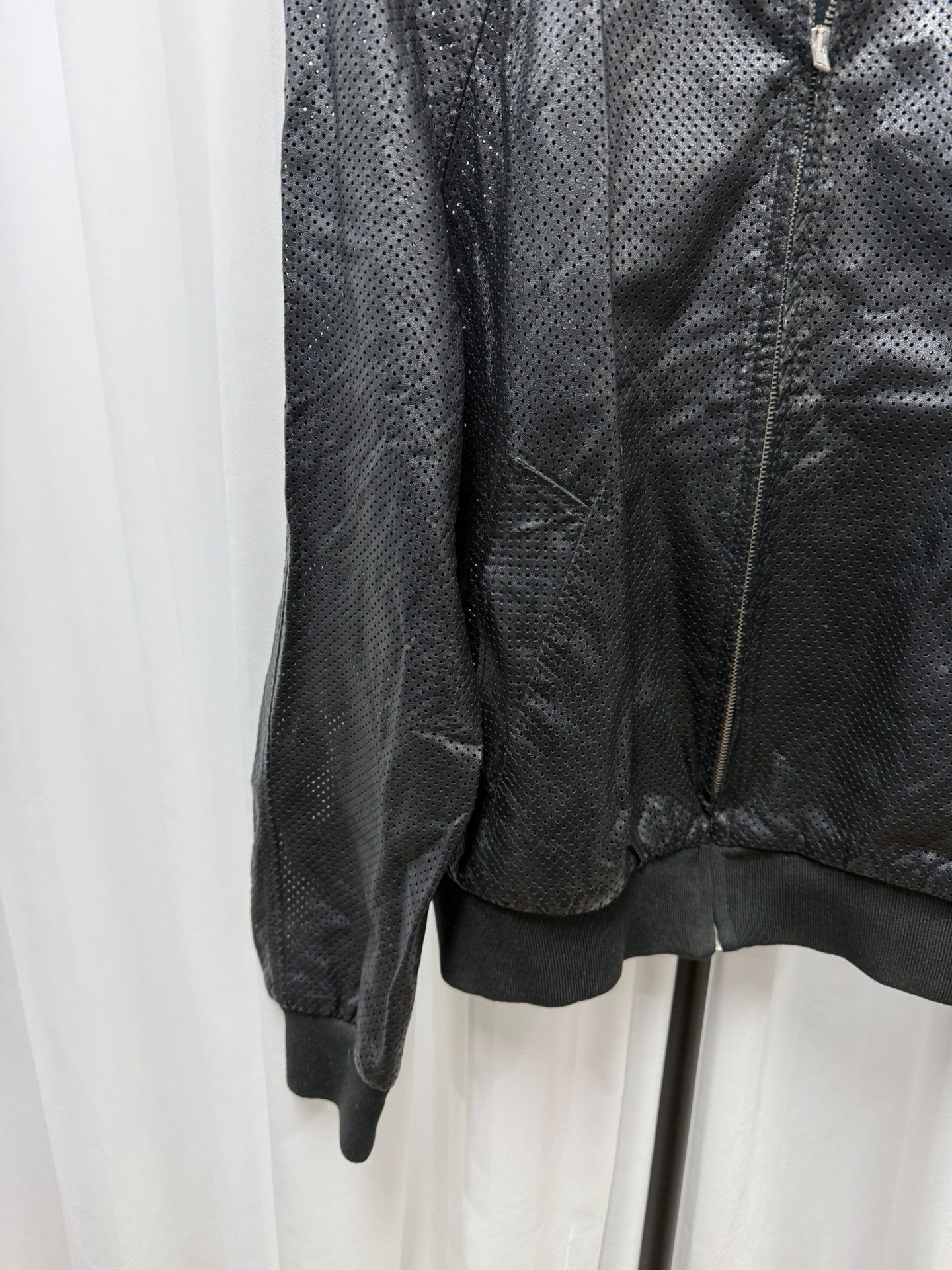 Maison Margiela Maison Margiela 07SS Laser-Perforated Leather Jacket Size US M / EU 48-50 / 2 - 4 Thumbnail