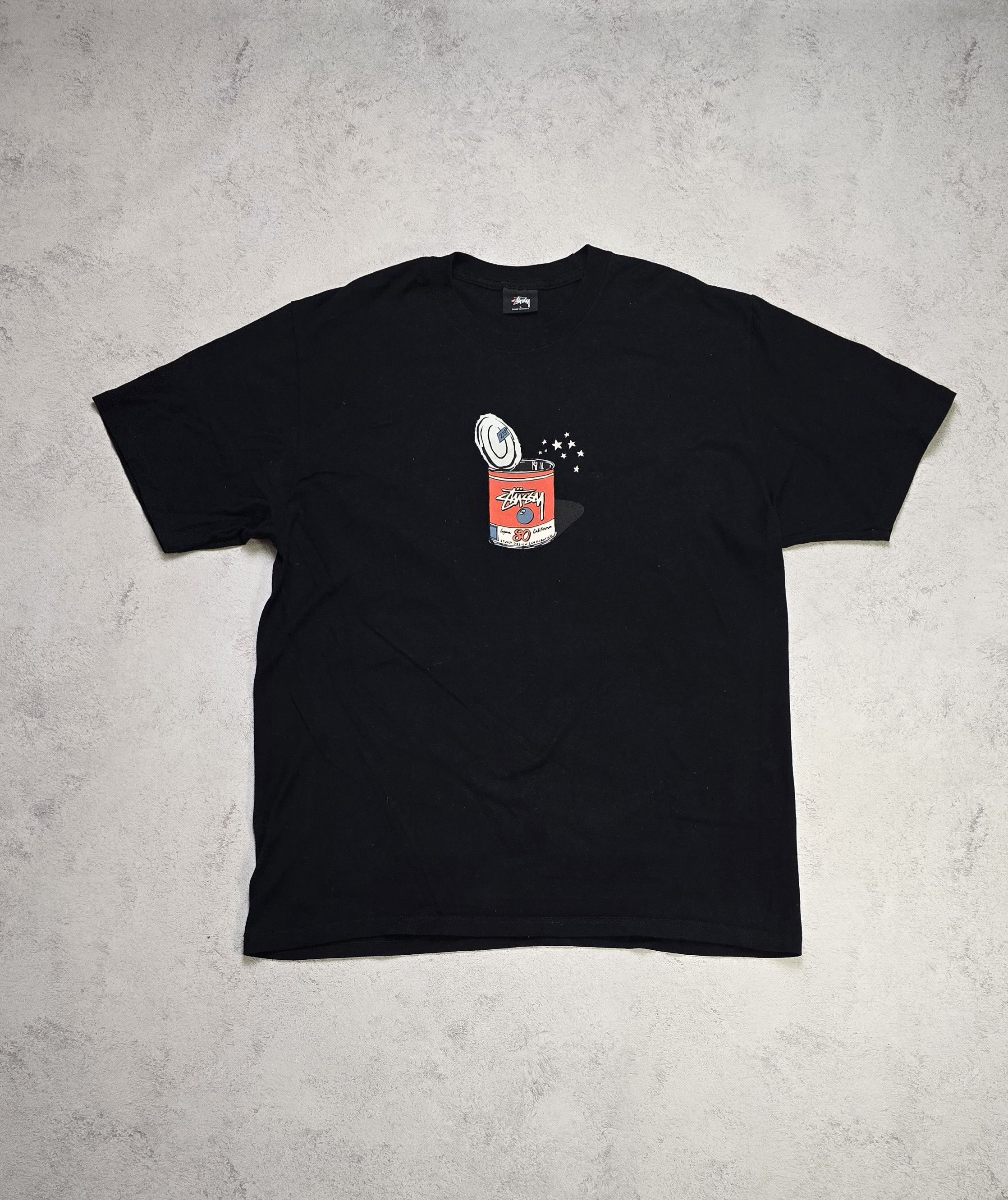 Comme des Garcons × Stussy STUSSY 80-20 CDG SURFMAN TEE - BLACK