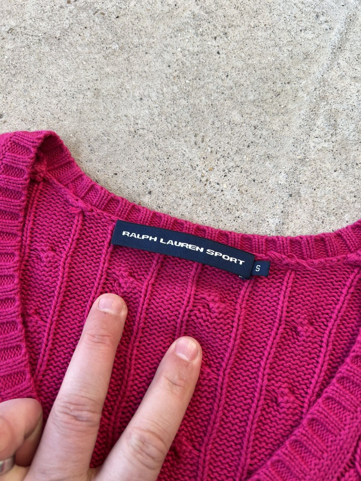 Ralph Lauren Sport Ralph Lauren Sport Cable Knit Sweater Size S / US 4 / IT 40 - 2 Thumbnail