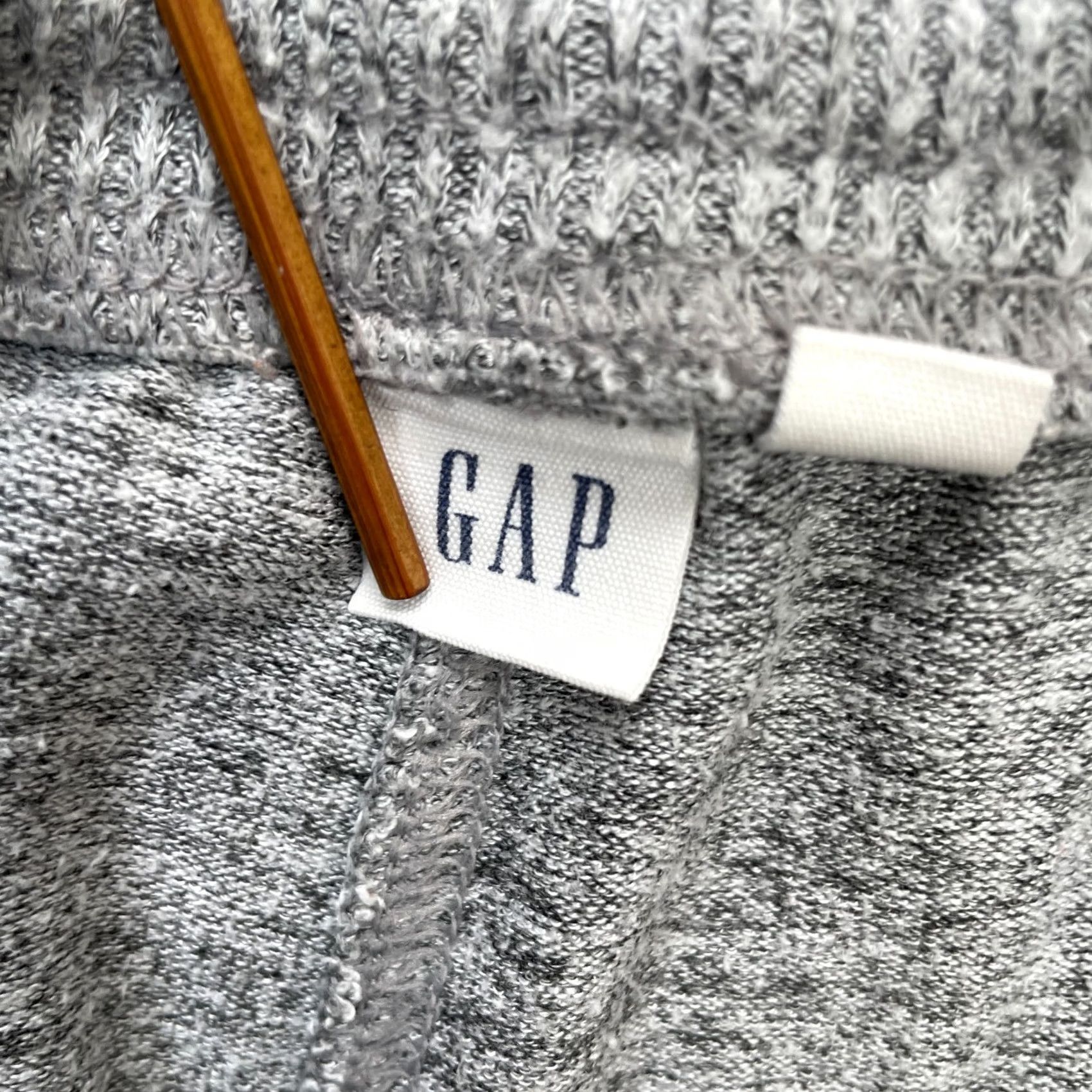Gap Gap Sweatpants Women's Medium Gray Heathered French Terry Tapered Leg Drawstring Casual Activewear Pants Size 32" / US 10 / IT 46 - 4 Thumbnail