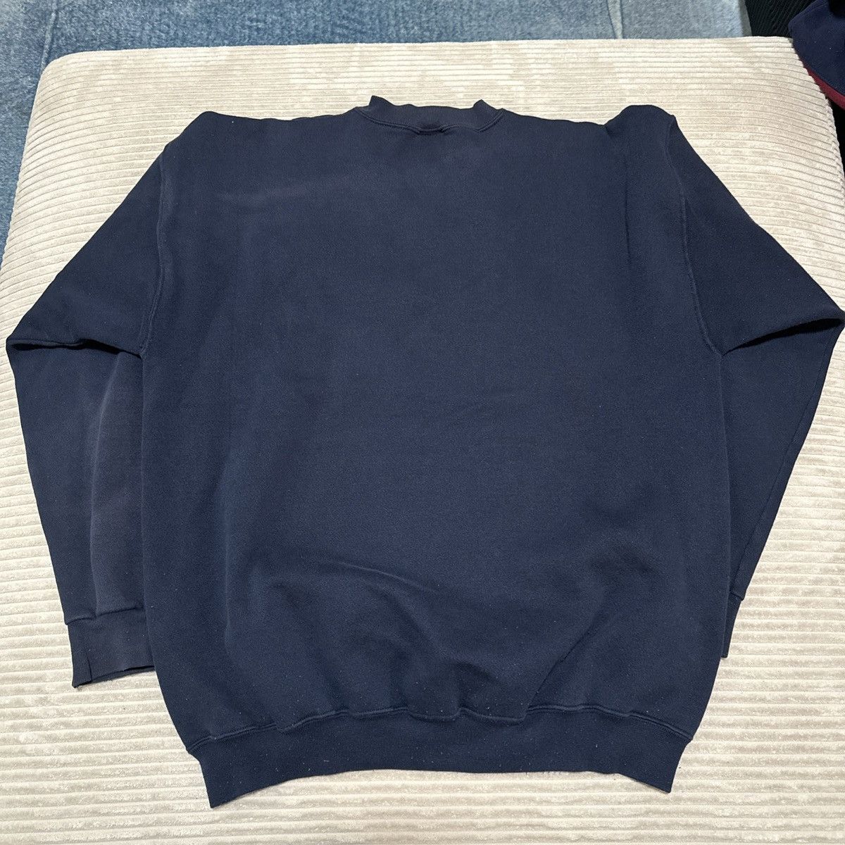 Vintage Discus Athletic Vintage Sweatshirt Crewneck Navy Blue 90s Size US XL / EU 56 / 4 - 7 Thumbnail