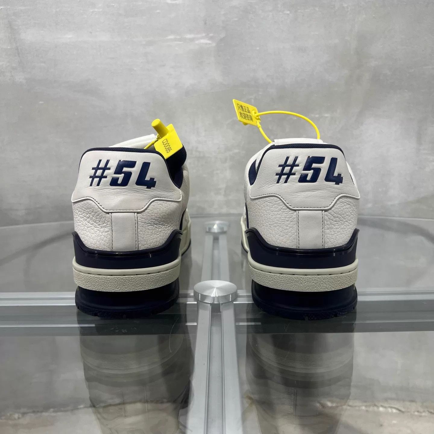 Louis Vuitton Lv Trainer White Blue Cement UK8 / 42 Size US 9 / EU 42 - 6 Thumbnail