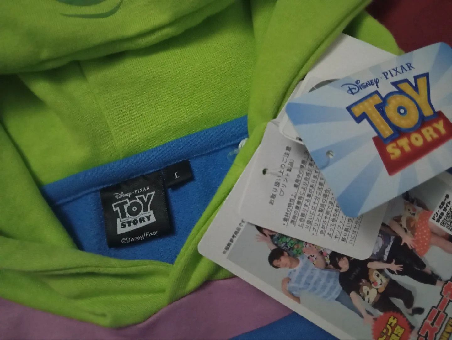 Disney NEW Disney Toy Story - Alien 👽 Hoodie sweatshirt tshirt Size US M / EU 48-50 / 2 - 2 Thumbnail