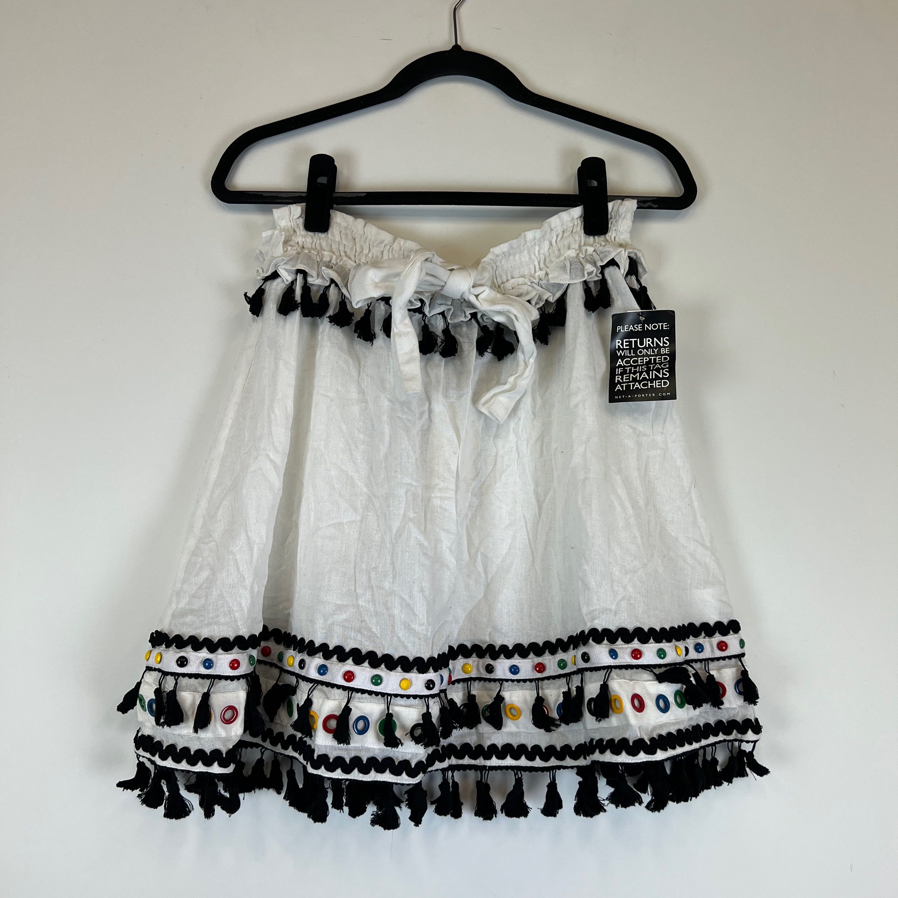 Dodo Bar Or NEW Dodo Bar Or Cotton Tassel Fringe Size 28" / US 6 / IT 42 - 1 Thumbnail