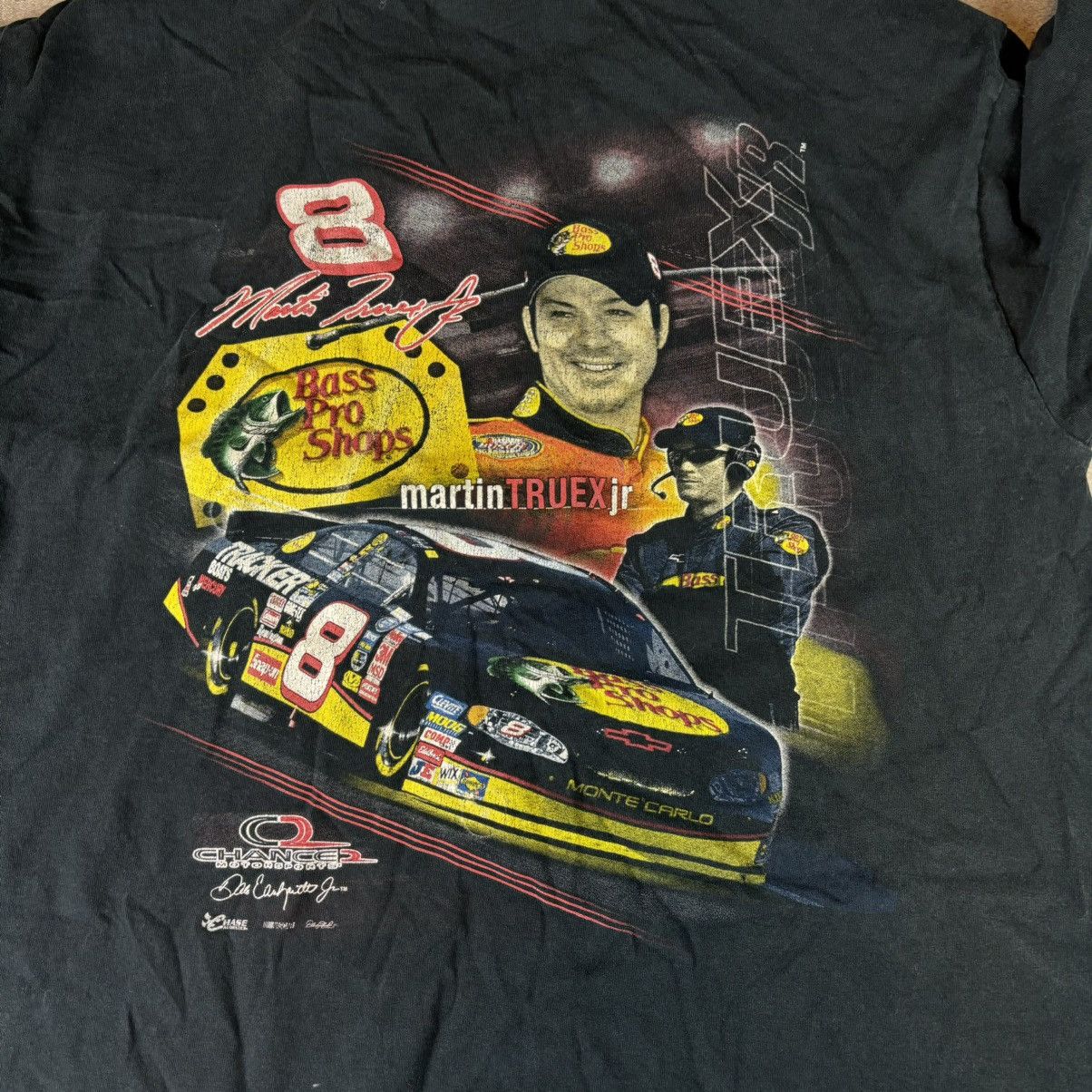 Chase Authentics Y2k black Chase Authentics vintage Martin Truex Jr. tshirt Size US L / EU 52-54 / 3 - 2 Thumbnail