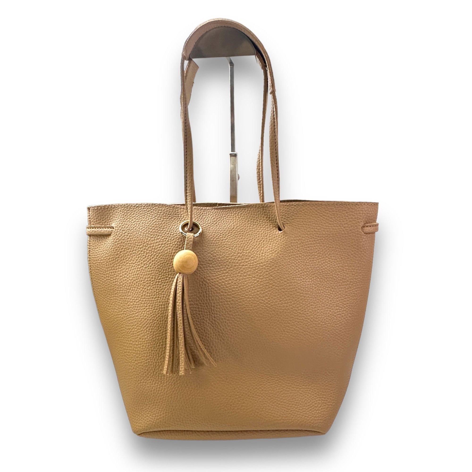 Designer Ellie Women's Bag Tote Handbag 3 Piece Set 100% Vegan Leathe Size ONE SIZE - 3 Thumbnail