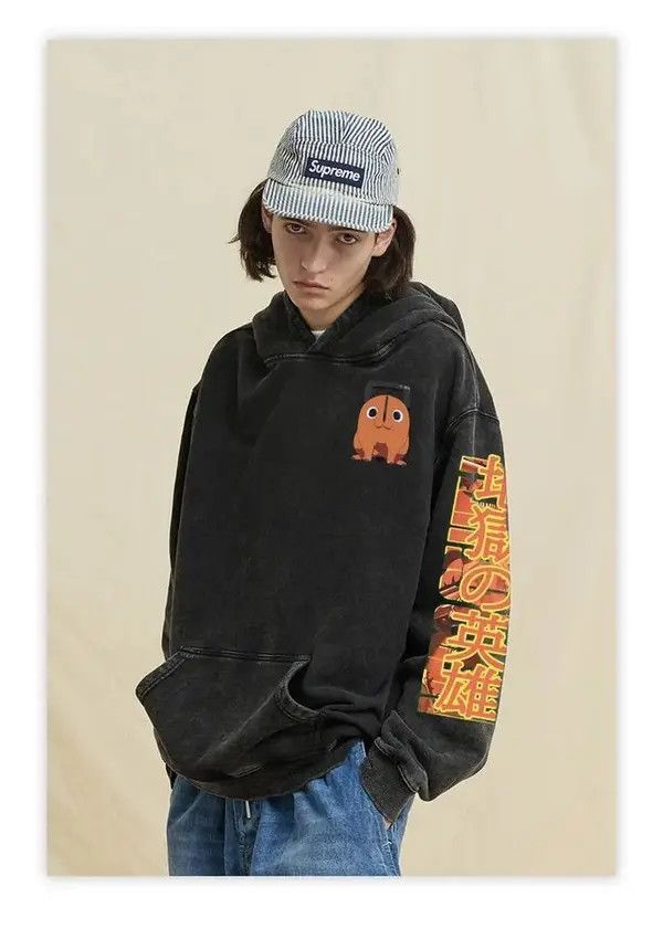VIBE Anime Chainsaw Hoodie Size US L / EU 52-54 / 3 - 3 Thumbnail
