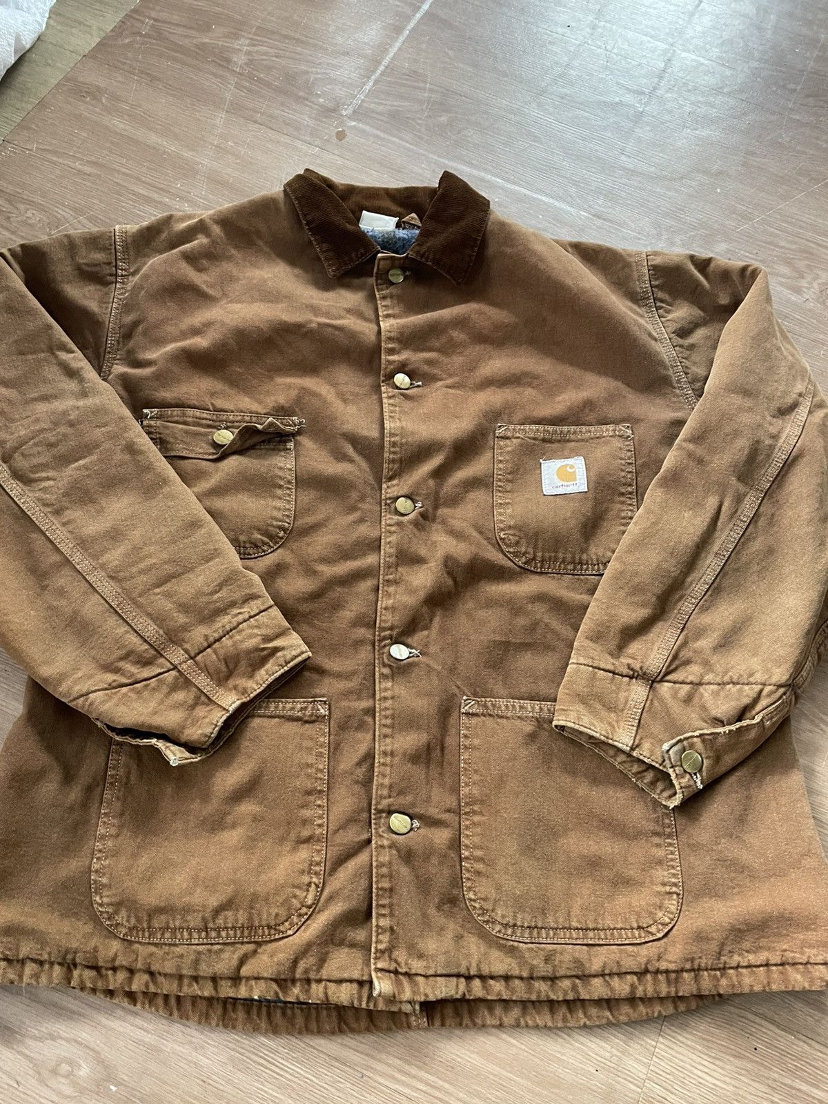 Carhartt Vintage carhartt 80s jacket button Size US XL / EU 56 / 4 - 1 Thumbnail