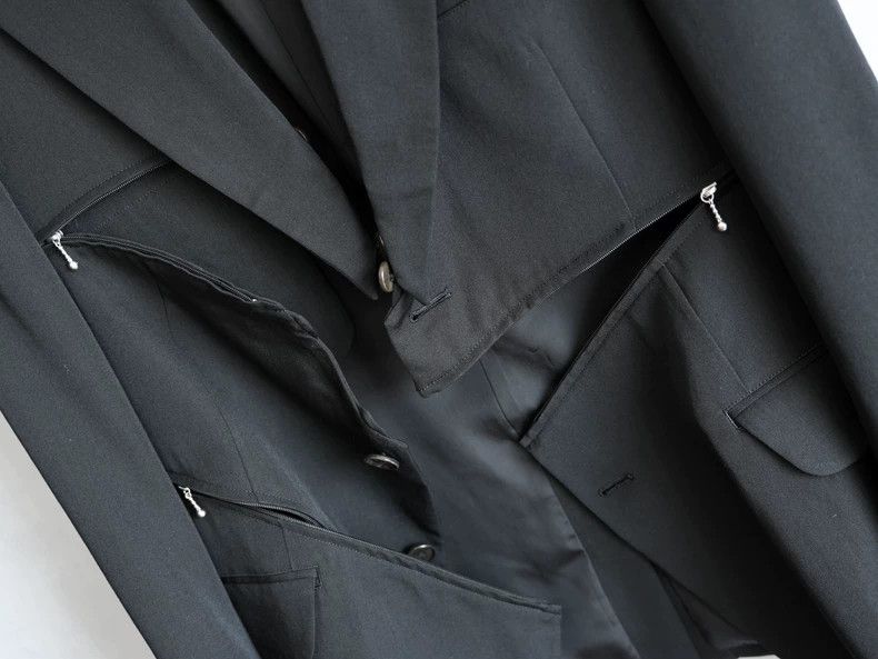 Yohji Yamamoto yohji yamamoto08 AW Show Deconstructed Zipper Jacket 2503-N Size US M / EU 48-50 / 2 - 5 Thumbnail
