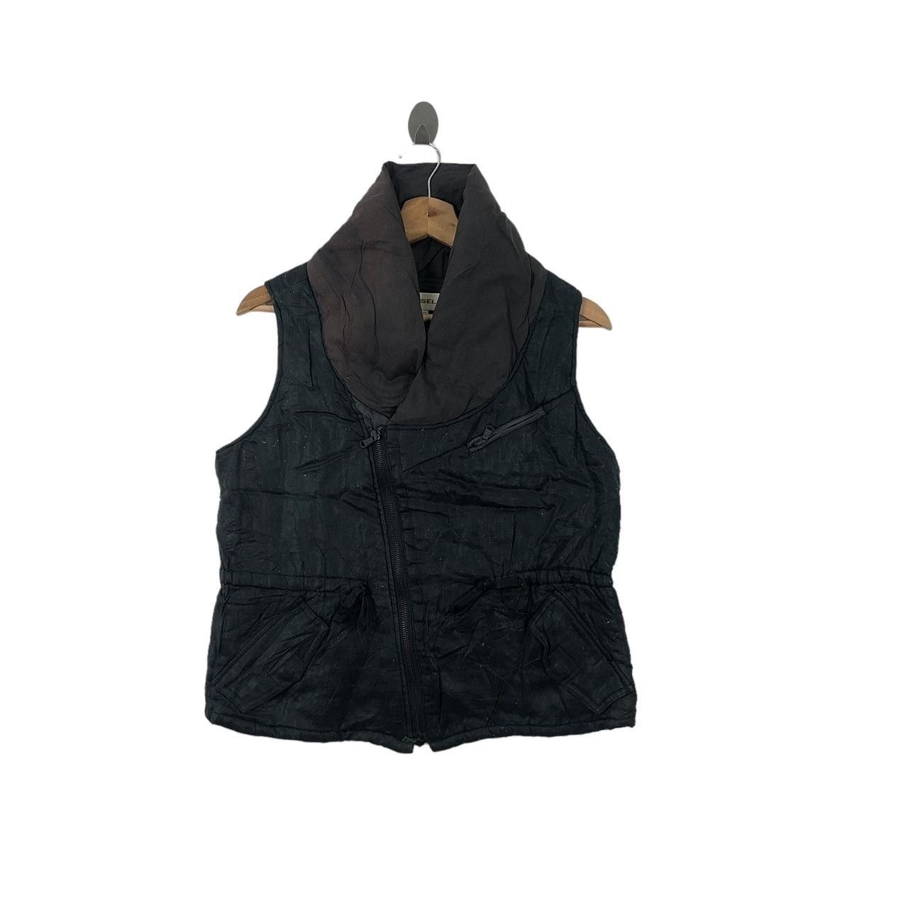 Diesel DIESEL ITALY Natural Distress Puffer Vest Jacket Outdoor Size XS / US 0-2 / IT 36-38 - 1 Thumbnail