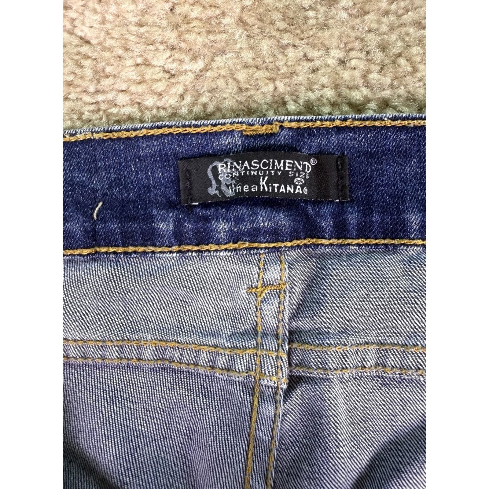 Vintage VINTAGE Rinascimento Italy Blue Skinny Ankle Jeans women’s Size 27 Size 27" / US 4 / IT 40 - 6 Thumbnail