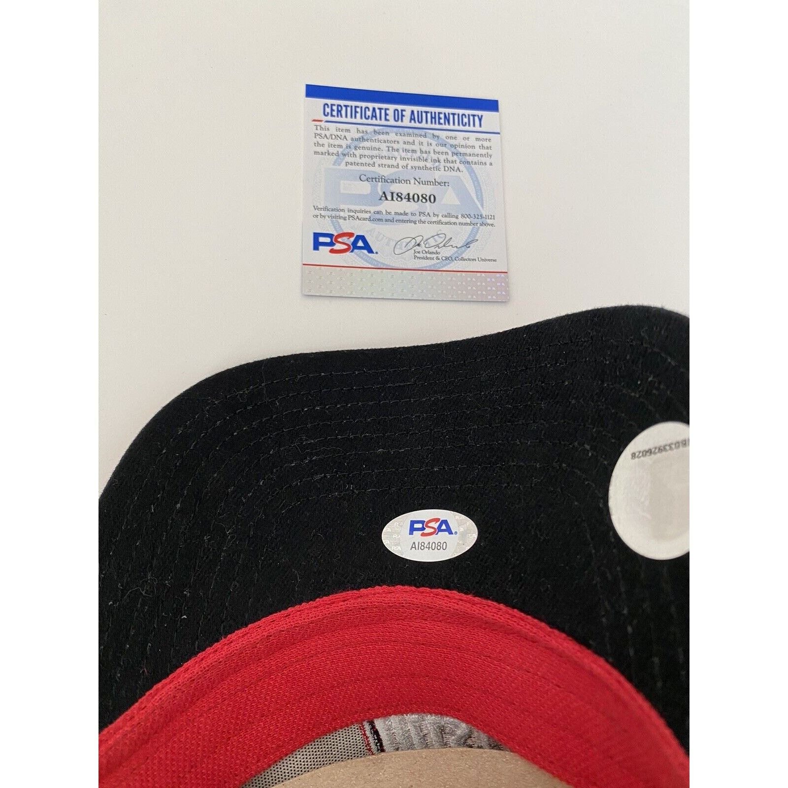 Reebok Yao Ming Signed Reebook 2006 Houston NBA All Star Hat PSA Size ONE SIZE - 3 Thumbnail