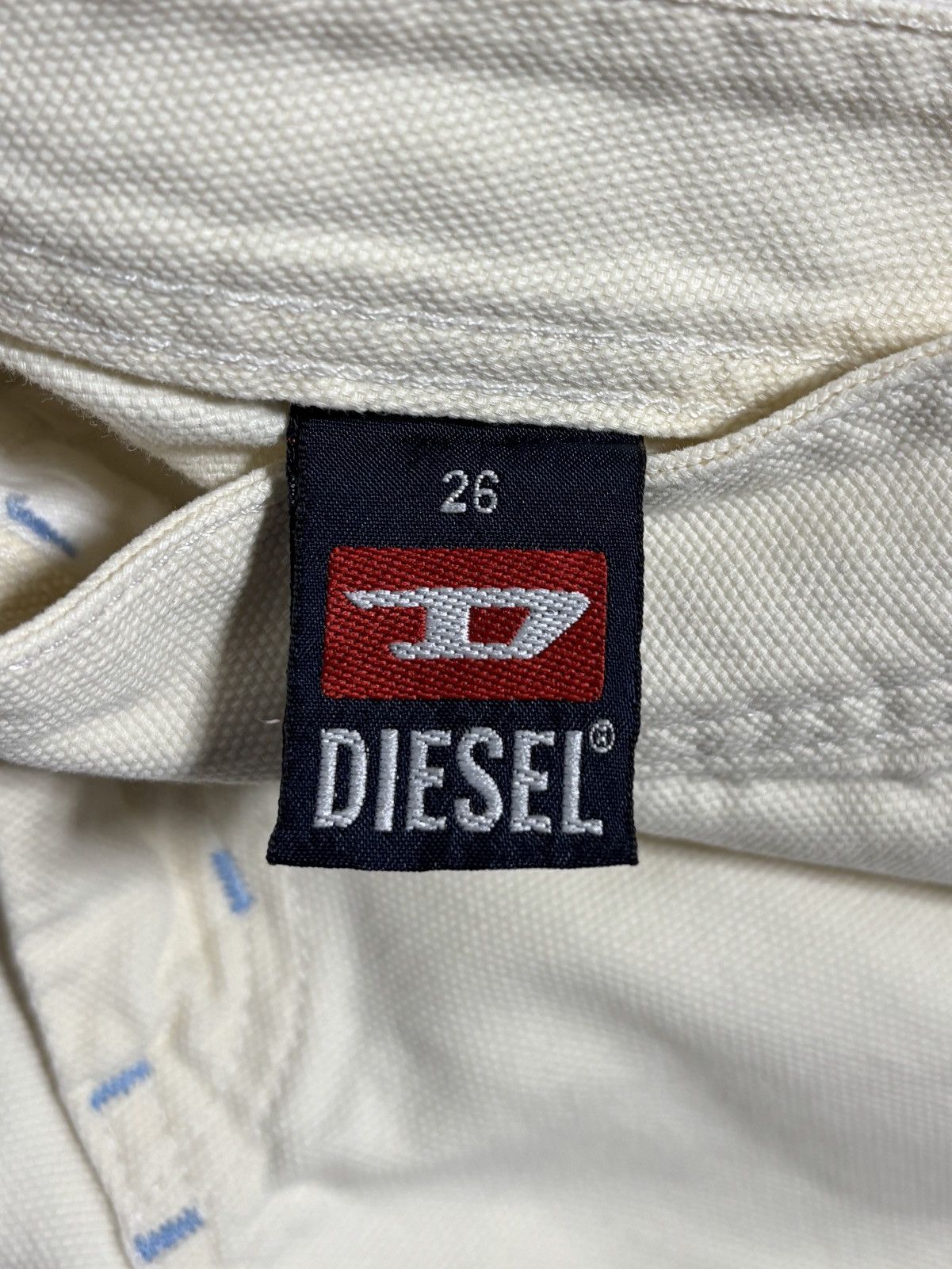 Diesel Vintage Diesel Jeans Off White Denim Made in Italy Walling Size 26" / US 2 / IT 38 - 8 Thumbnail