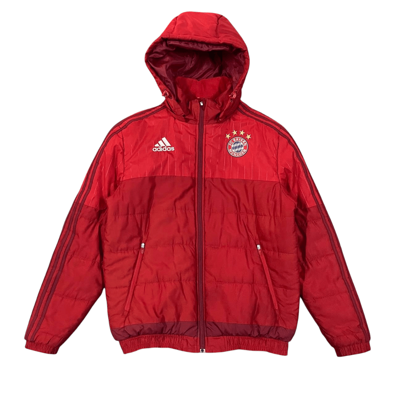Adidas Vintage Adidas x Bayern Munich Puffer Jacket Size US M / EU 48-50 / 2 - 1 Thumbnail