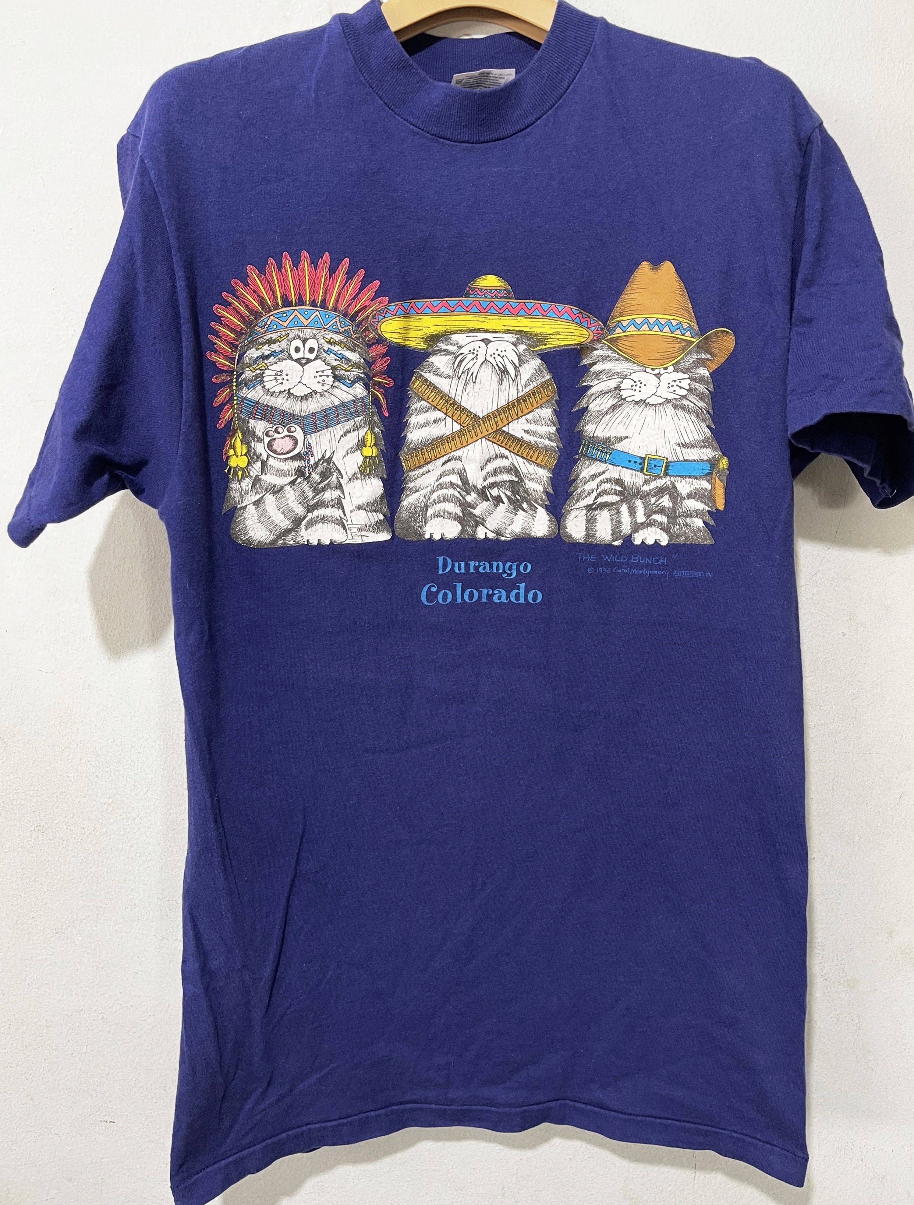 Vintage Vintage 90s Cat Shirt Size US S / EU 44-46 / 1 - 1 Thumbnail