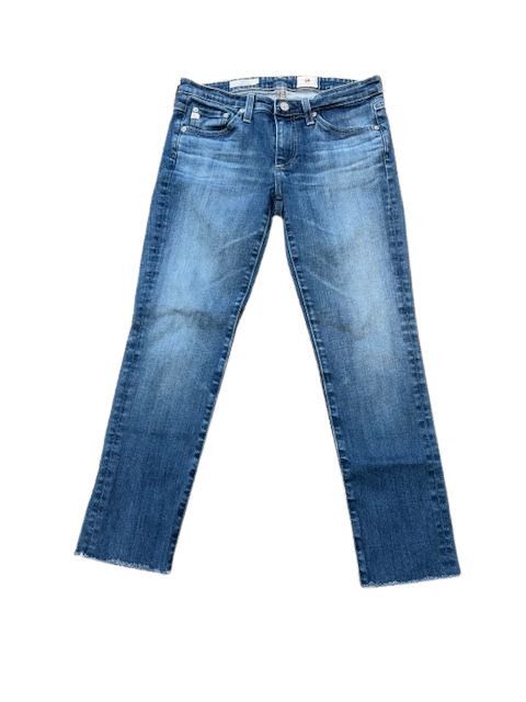 AG Adriano Goldschmied Adriano Goldschmied Cigarette Ankle Denim Jeans Size 26" / US 2 / IT 38 - 1 Thumbnail