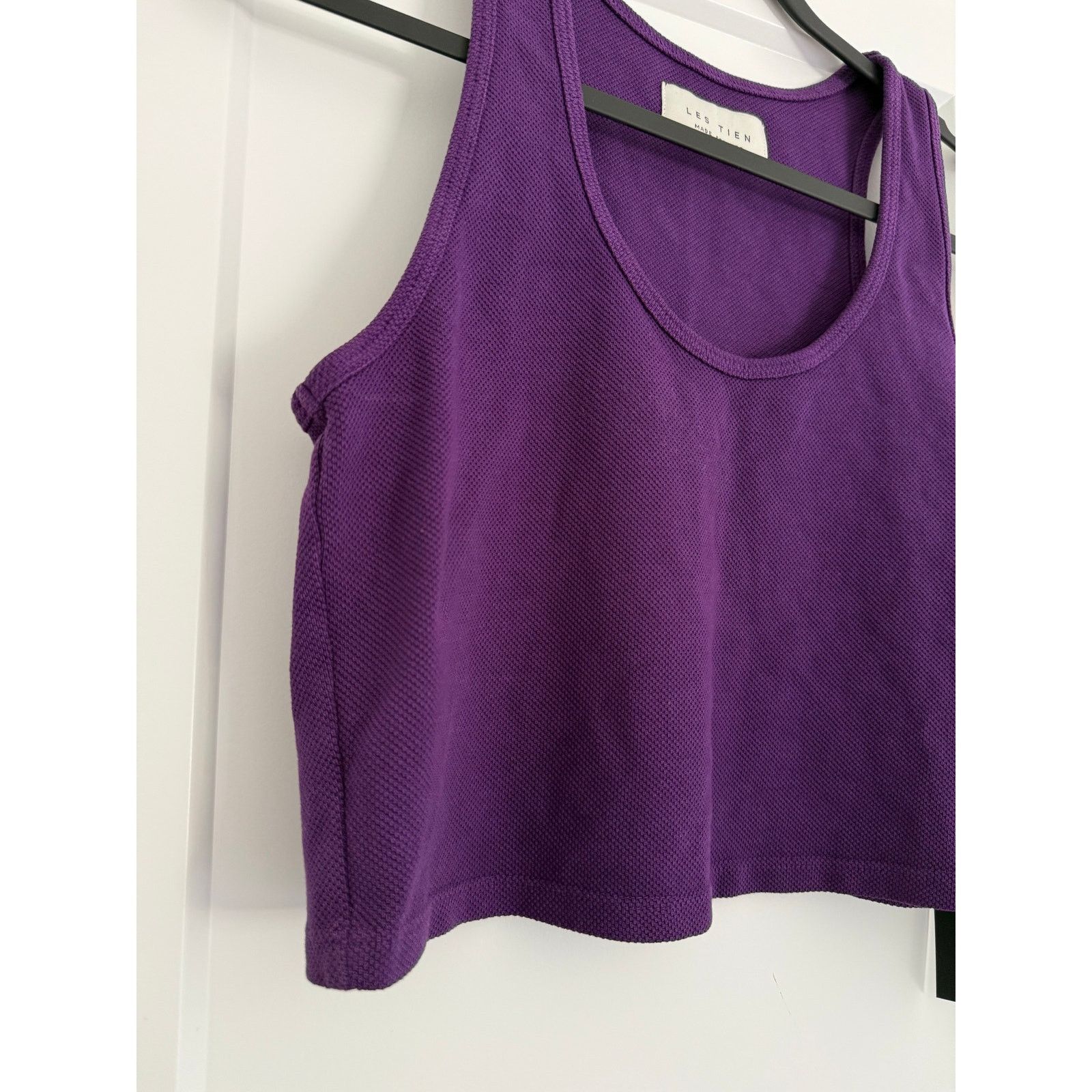 Les Tien $105 New Les Tien Purple Crop Tank - small Size S / US 4 / IT 40 - 3 Thumbnail