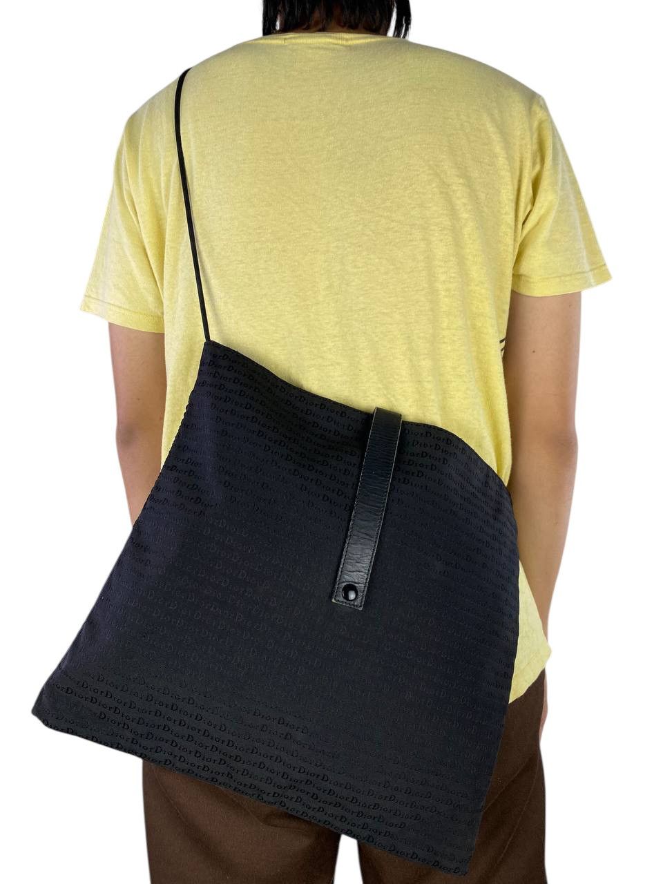 Dior 2000’s Dior Monogram Black Square Shoulder Bag Size ONE SIZE - 1 Thumbnail