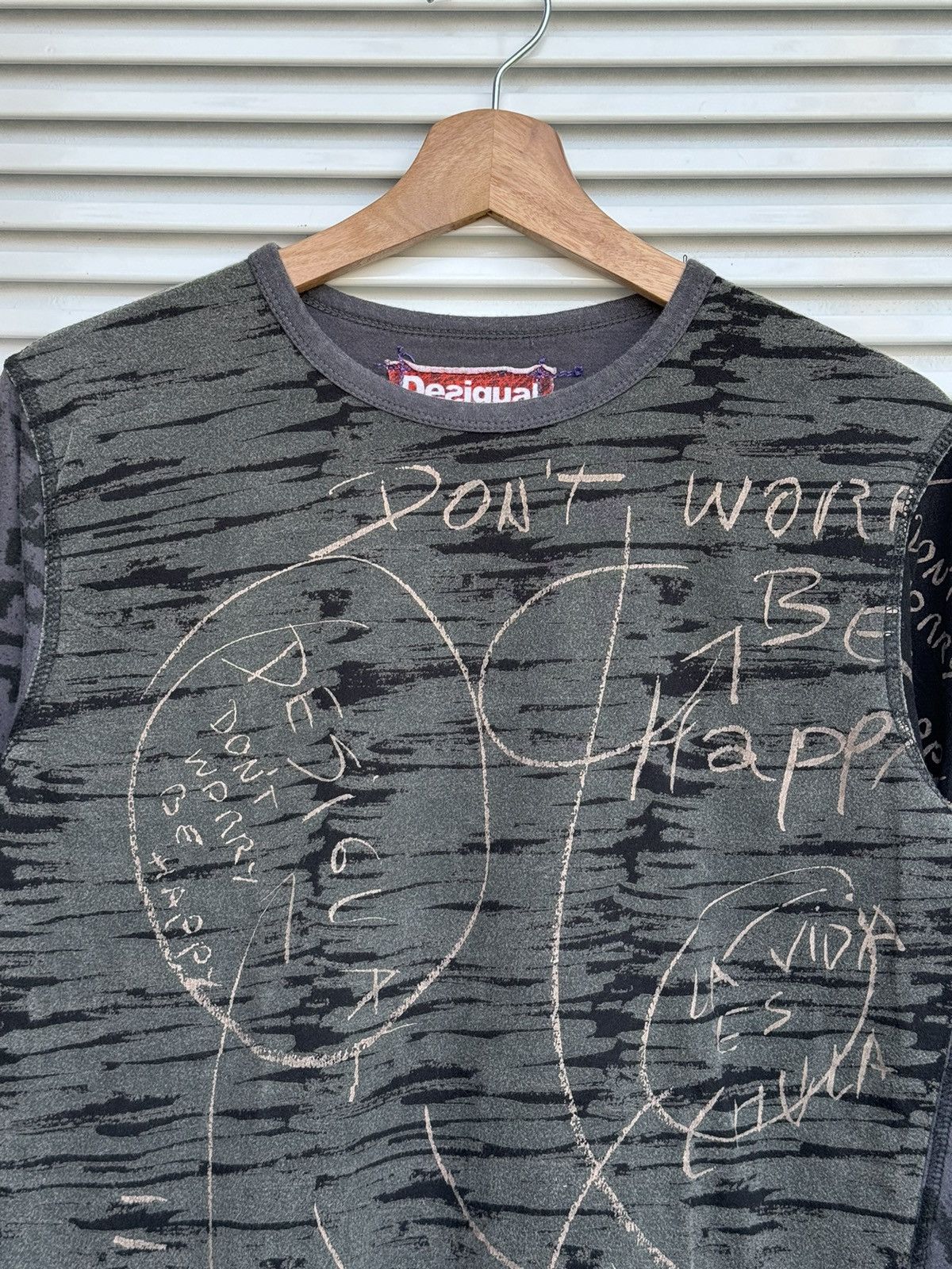Desigual Vintage Desigual Poem Punk Riot Longsleeves Size US S / EU 44-46 / 1 - 4 Thumbnail